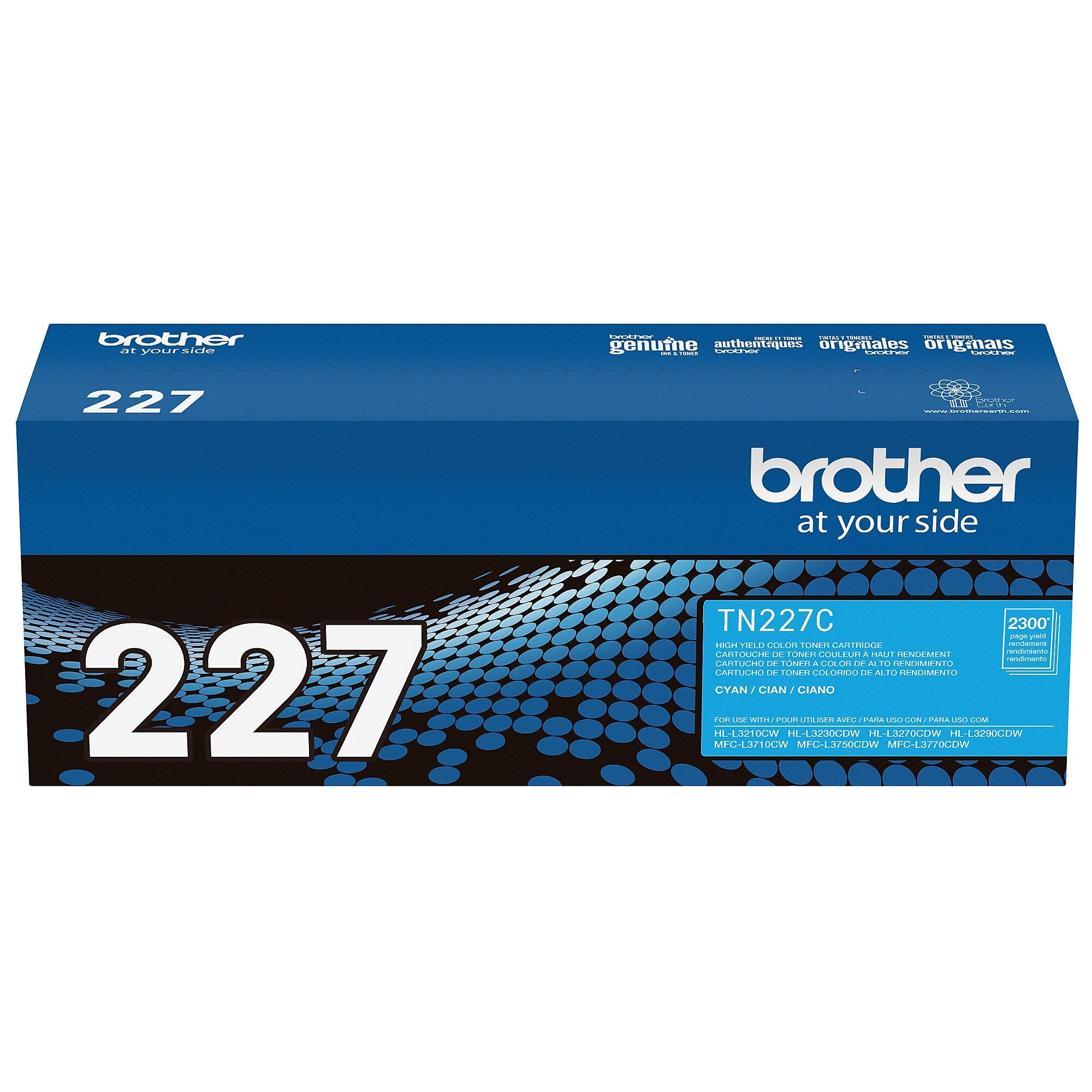 Brother TN-227 Cyan High Yield Toner Cartridge