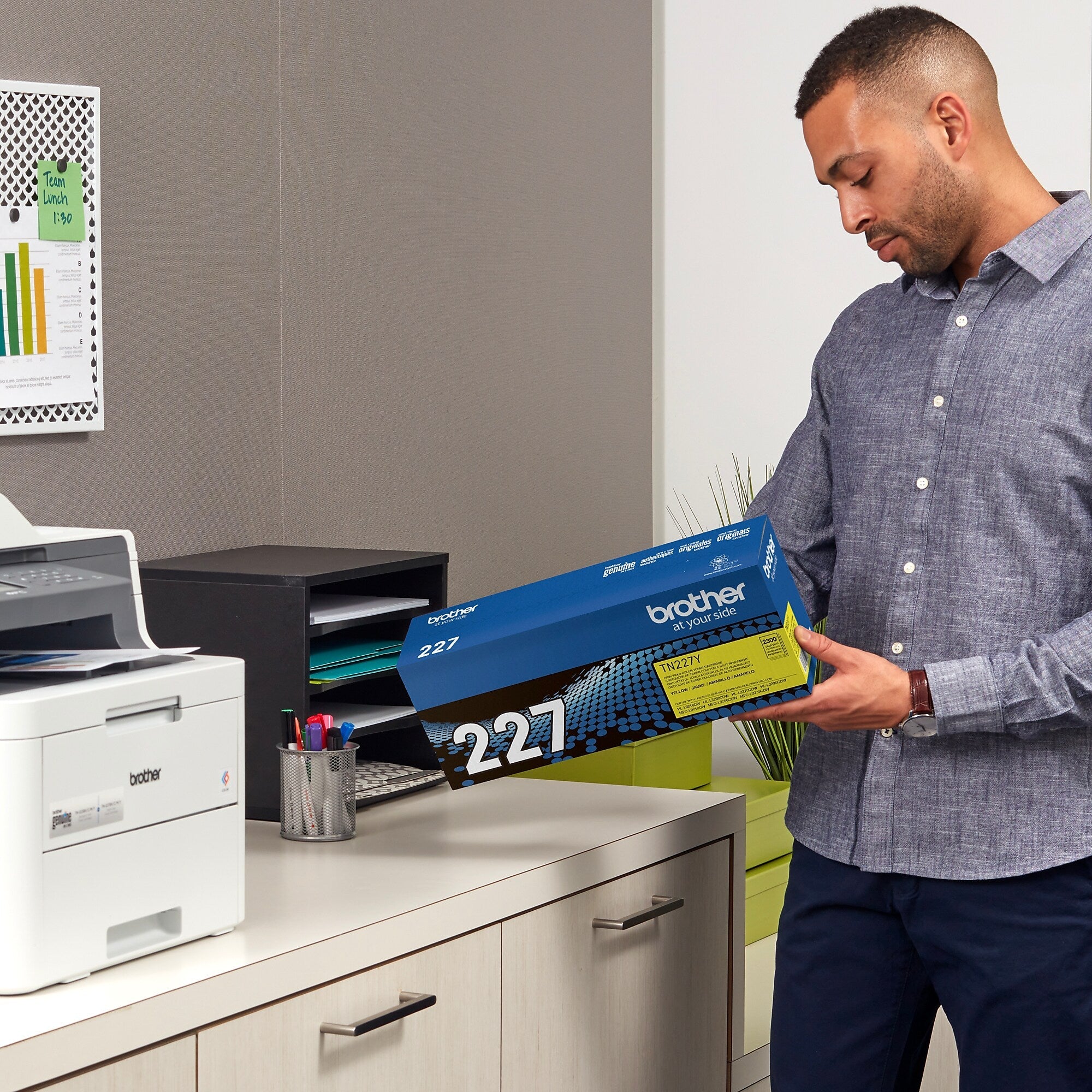 Brother TN-227 Yellow High Yield Toner Cartridge