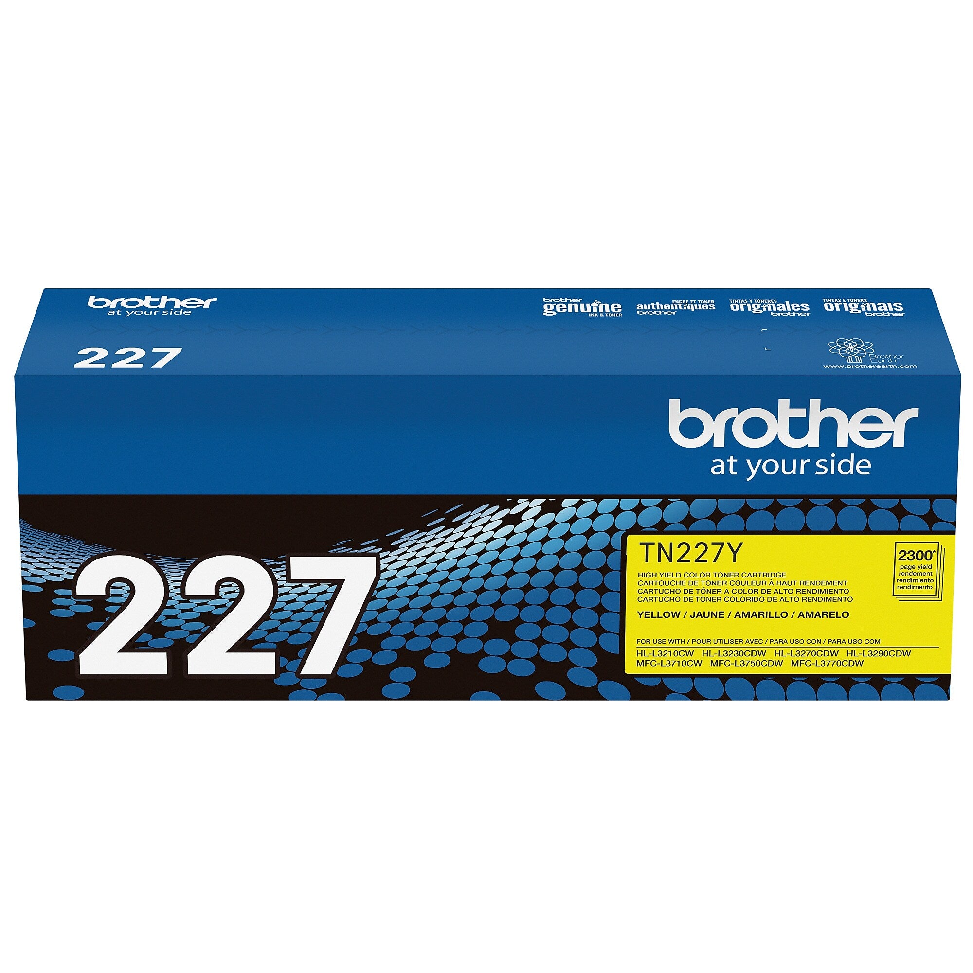 Brother TN-227 Yellow High Yield Toner Cartridge