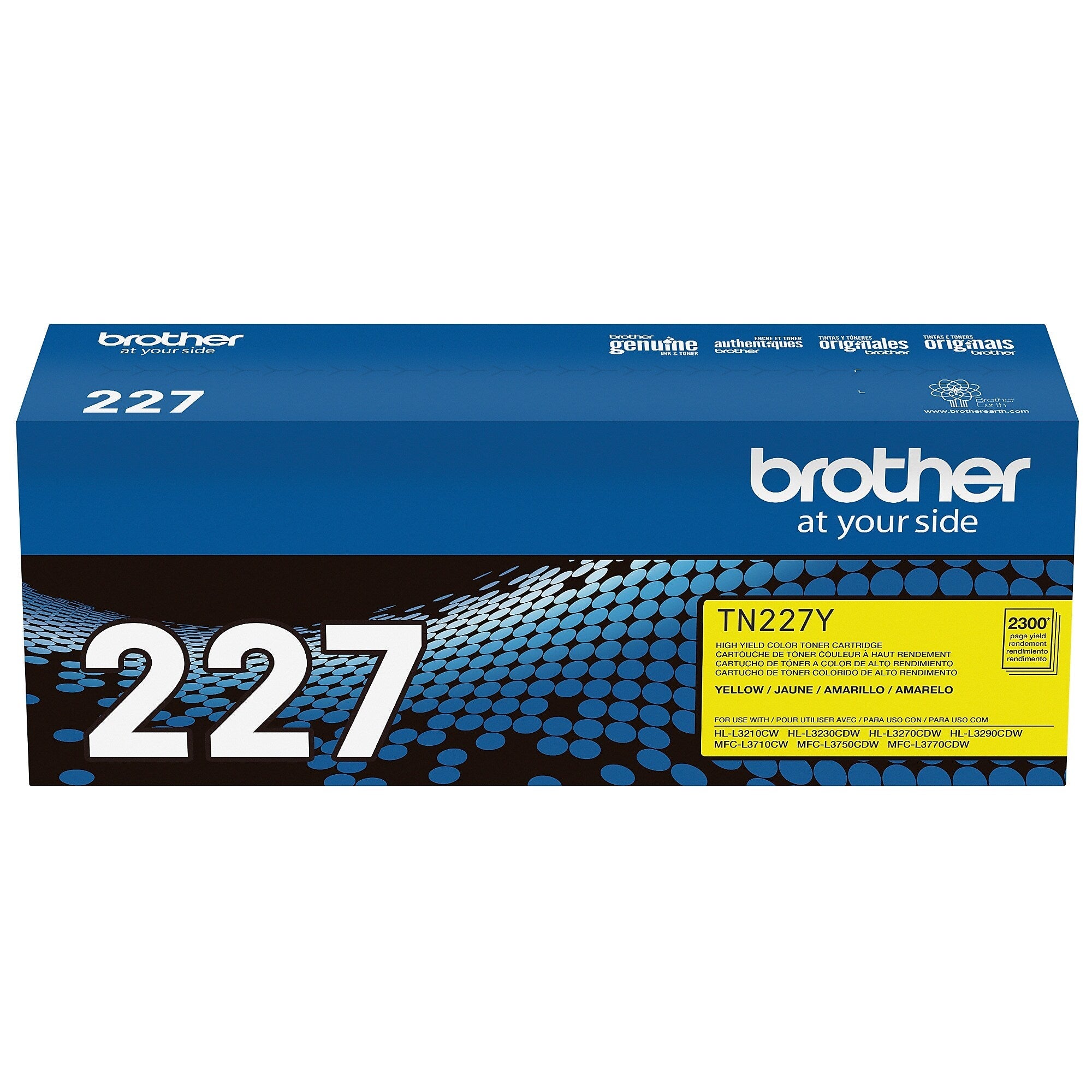 Brother TN-227 Yellow High Yield Toner Cartridge