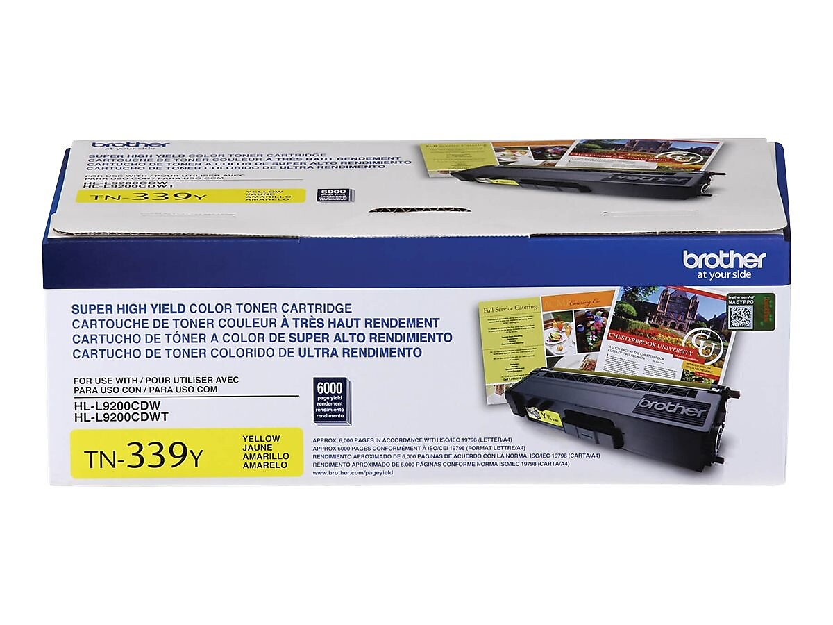 Brother TN-339 Yellow Extra High Yield Toner Cartridge