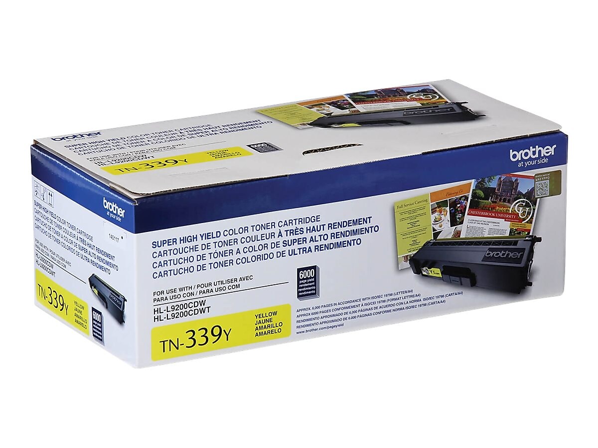 Brother TN-339 Yellow Extra High Yield Toner Cartridge