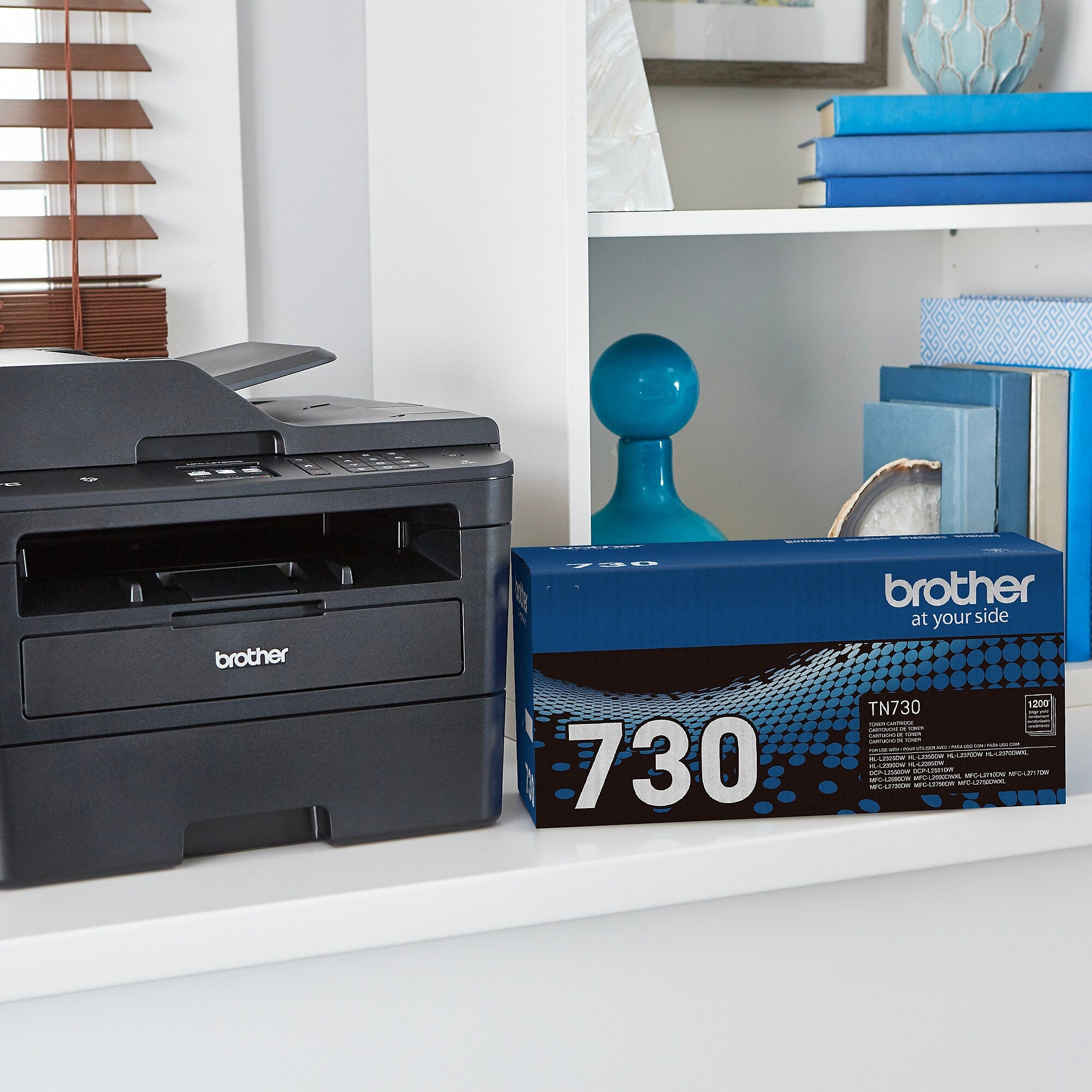 Brother TN 730 Black Standard Yield Toner Cartridge