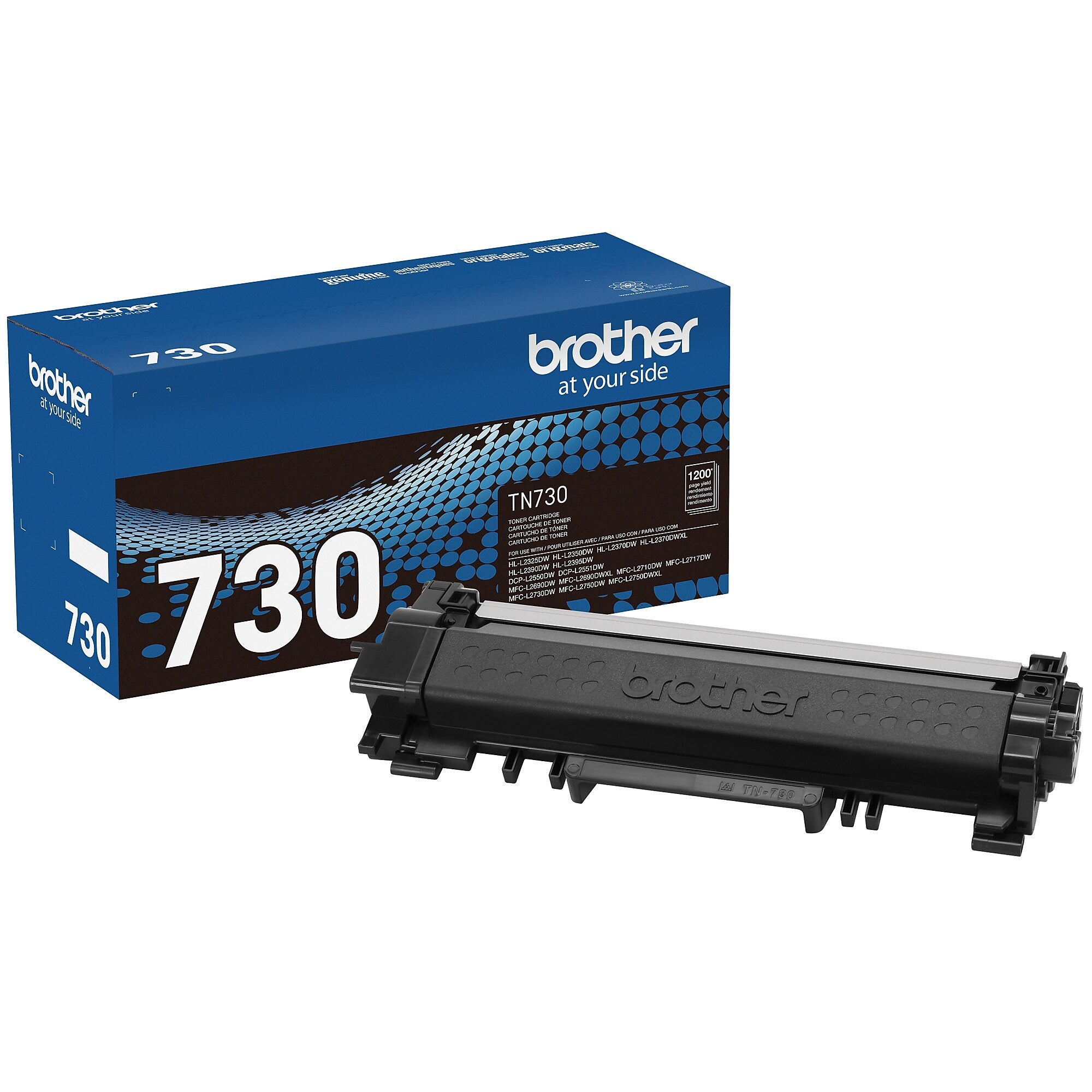 Brother TN 730 Black Standard Yield Toner Cartridge