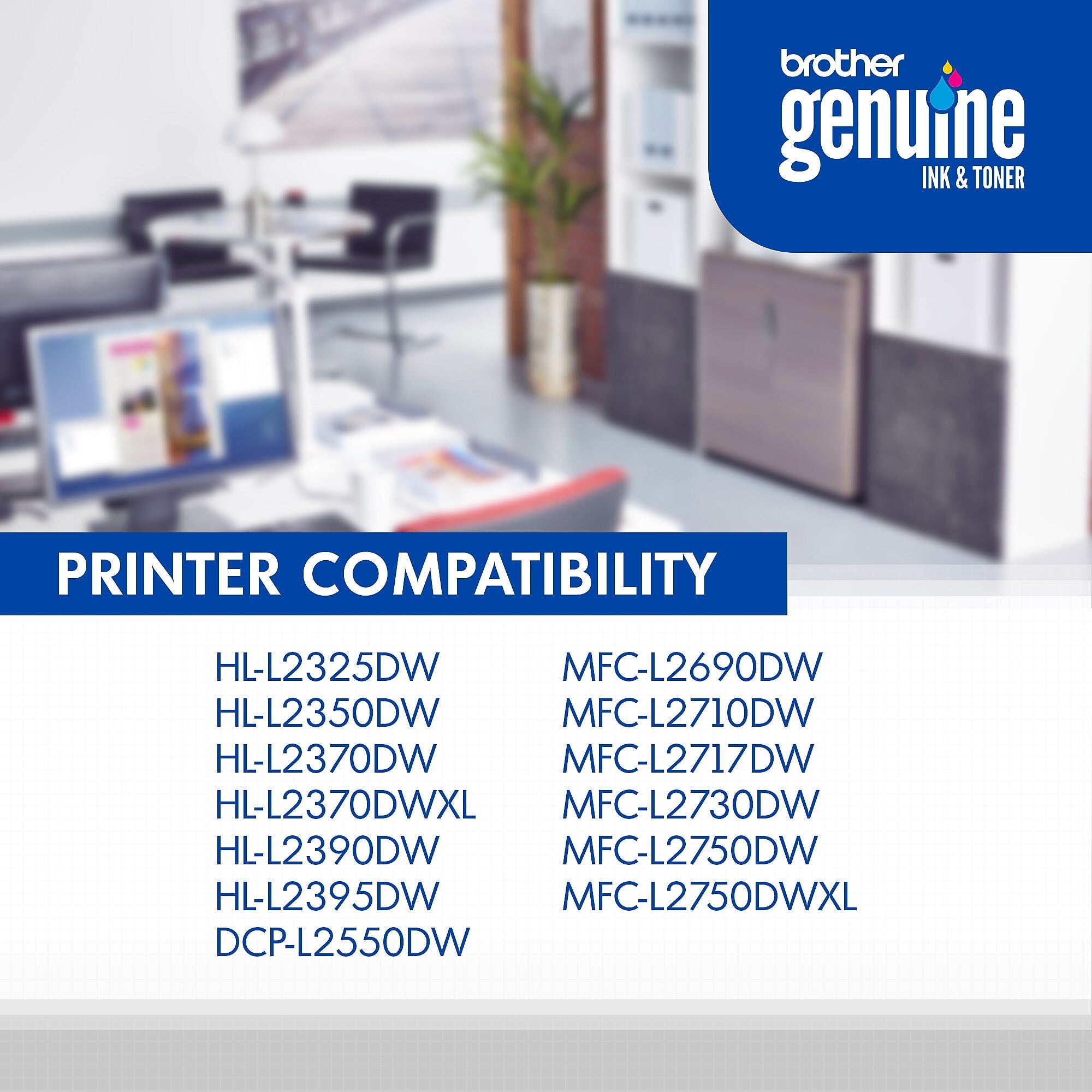 Brother TN 760 Black High Yield Toner Cartridge, Print Up to 3,000 Pages