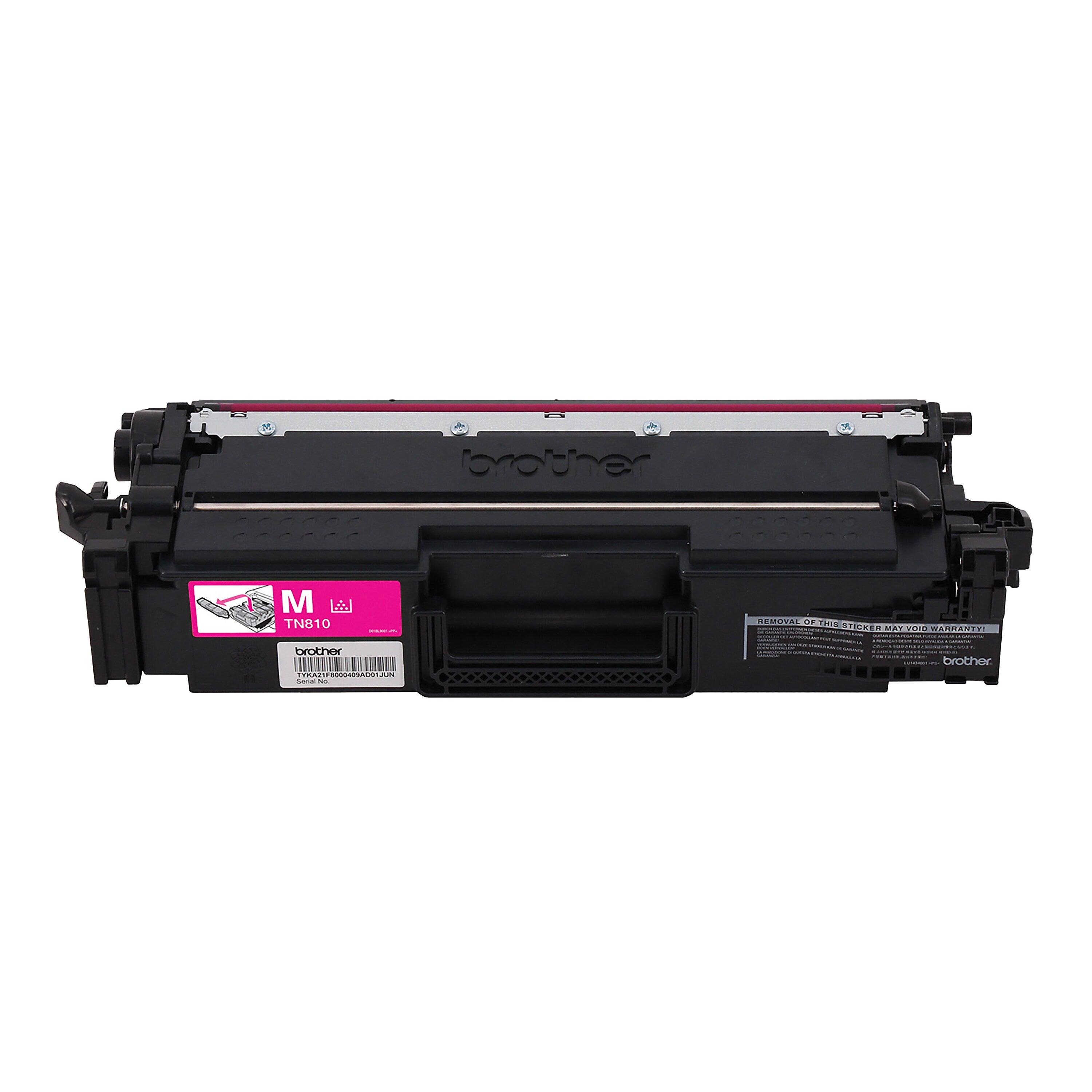 Brother TN810 Magenta Standard Yield Toner Cartridge, Prints Up to 6,500 Pages