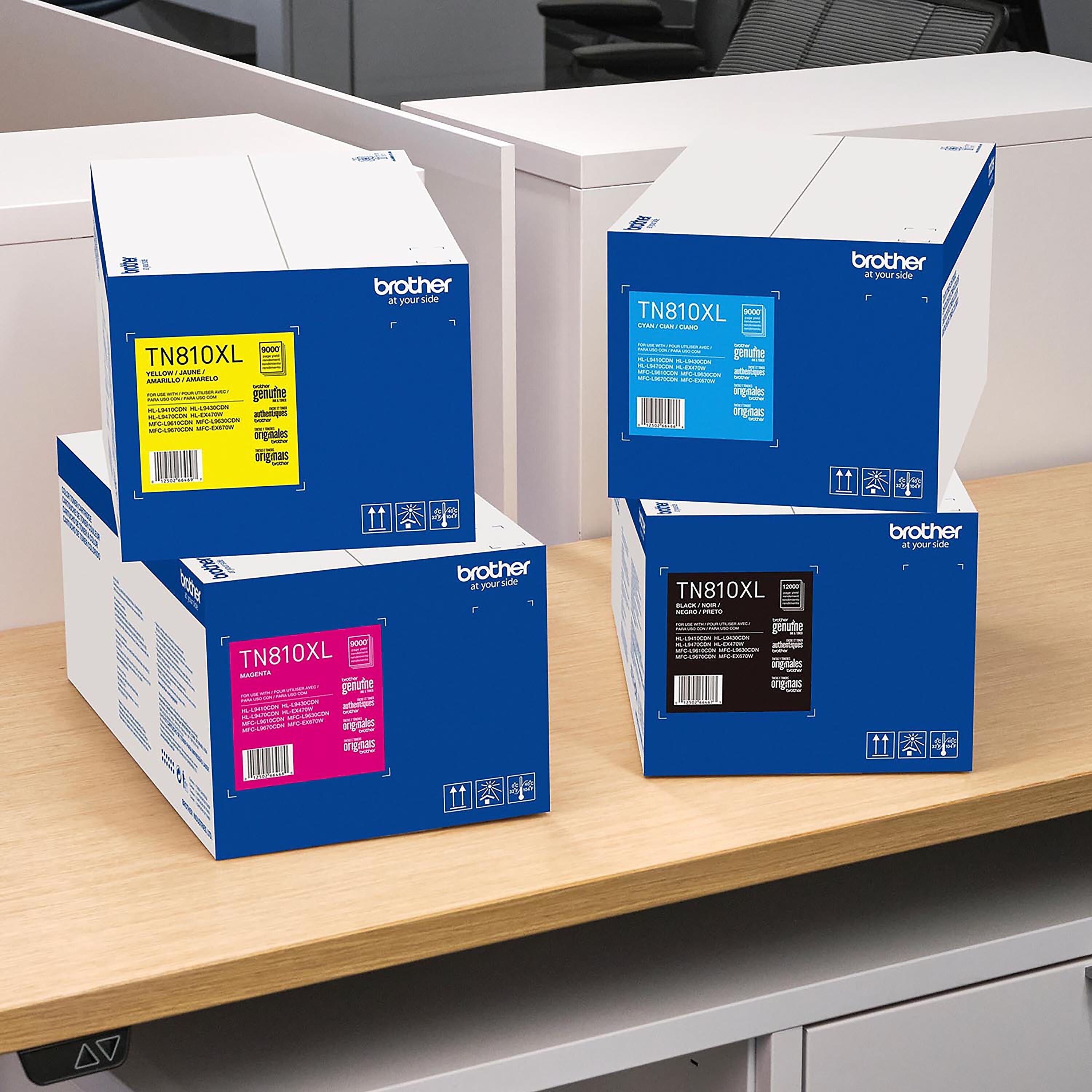 Brother TN810XL Yellow High Yield Toner Cartridge