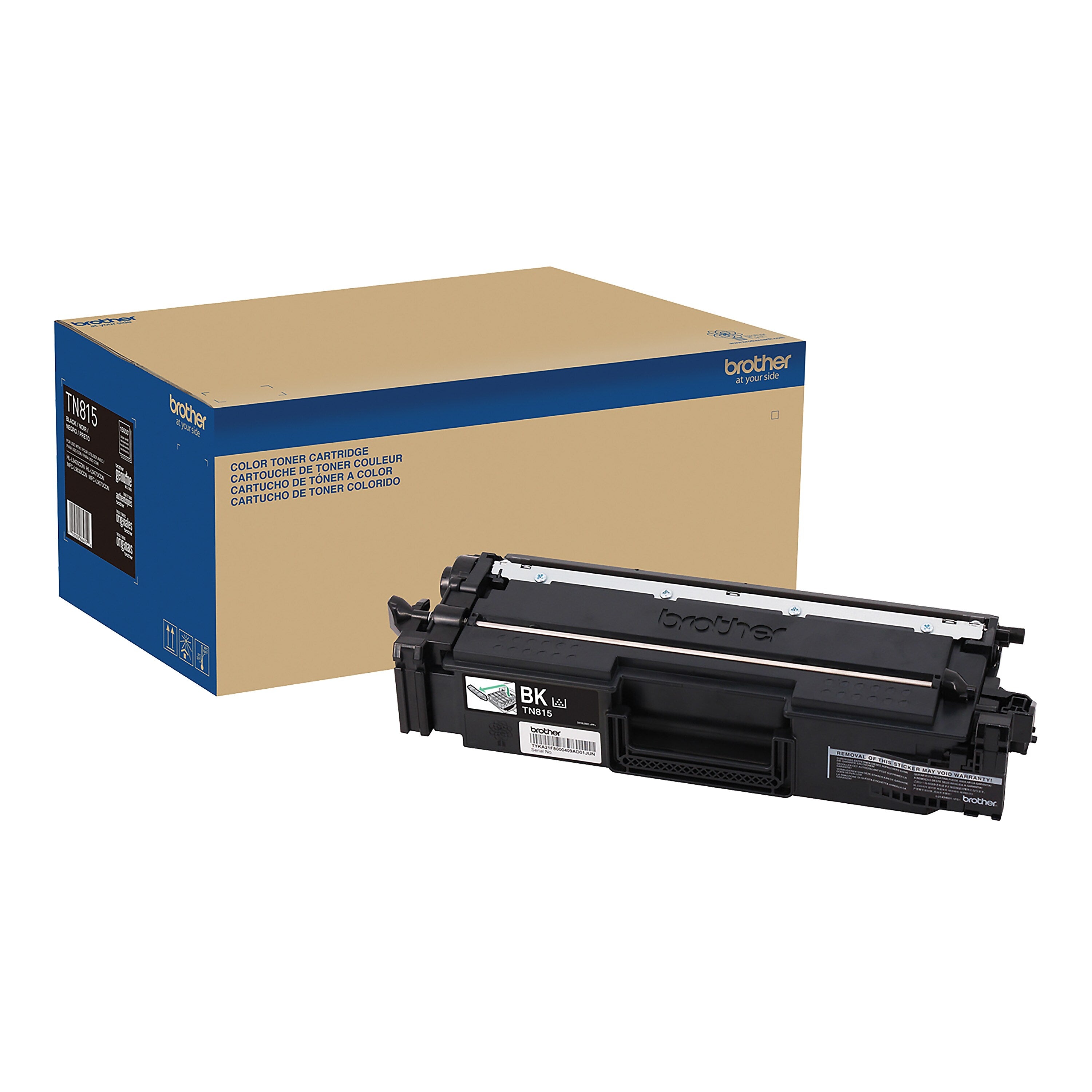 Brother TN815 Black Extra High Yield Toner Cartridge, Prints Up to 15,000 Pages