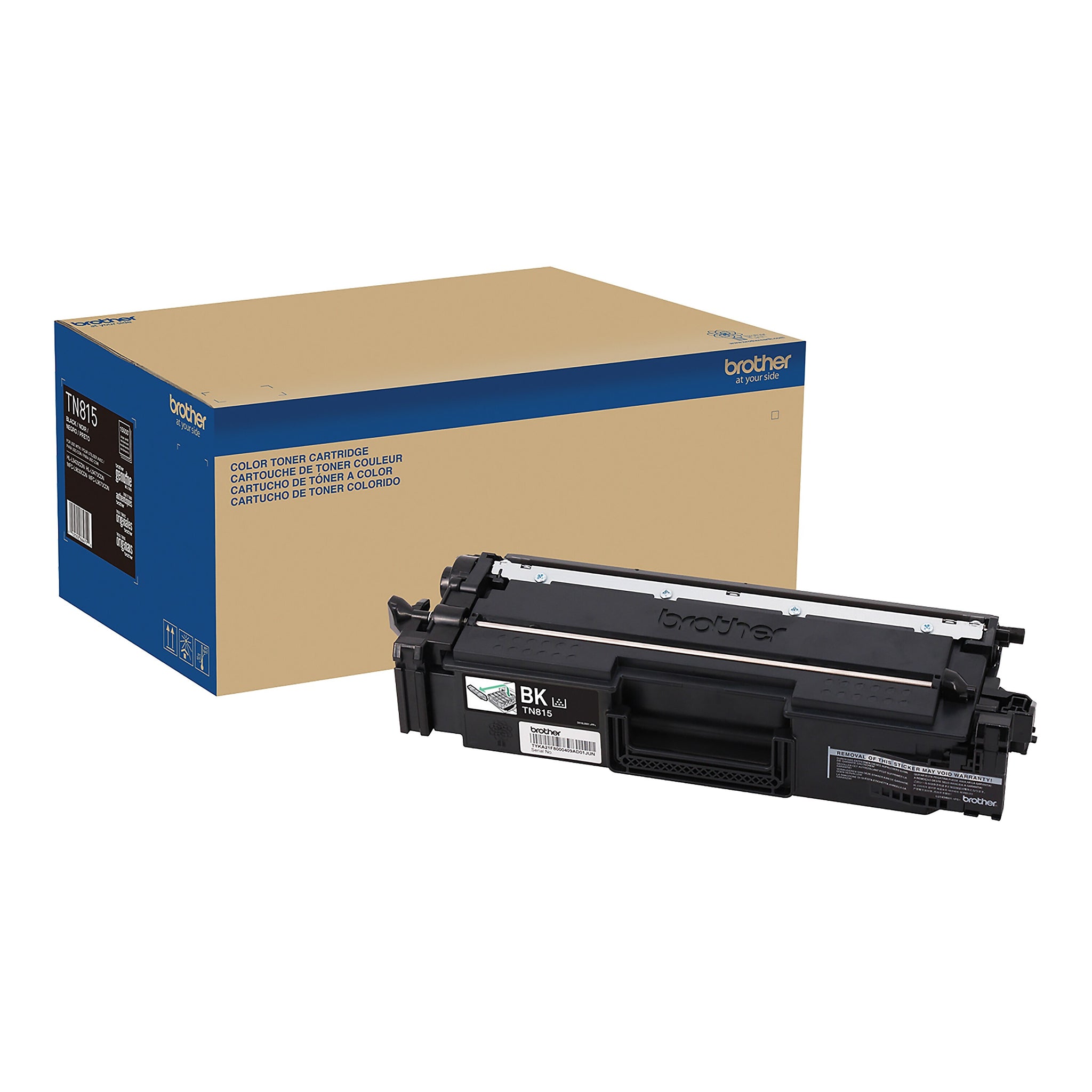 Brother TN815 Black Extra High Yield Toner Cartridge, Prints Up to 15,000 Pages