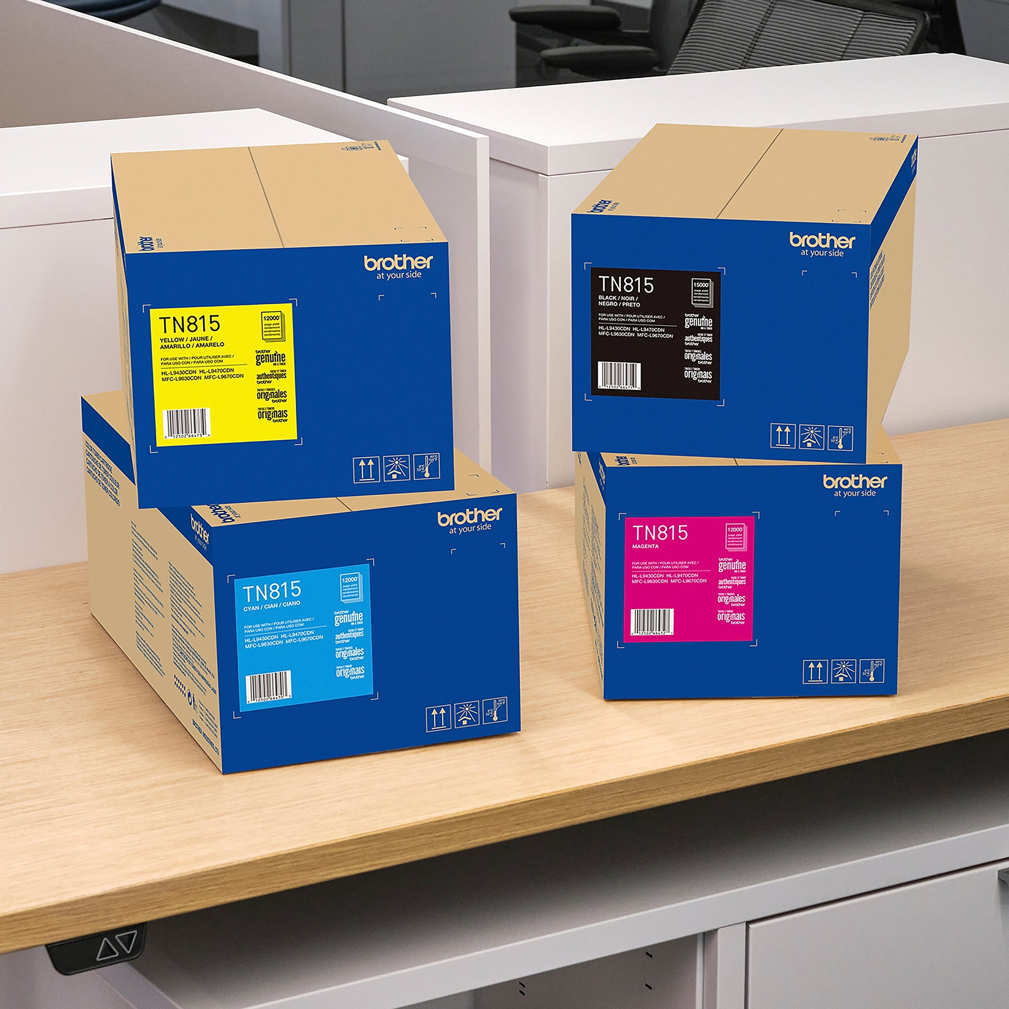 Brother TN815 Black Extra High Yield Toner Cartridge, Prints Up to 15,000 Pages