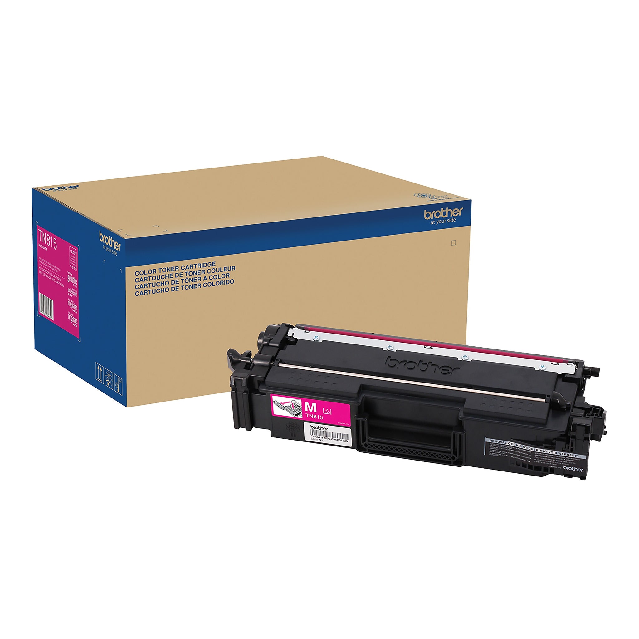 Brother TN815 Magenta Extra High Yield Toner Cartridge, Prints Up to 12,000 Pages