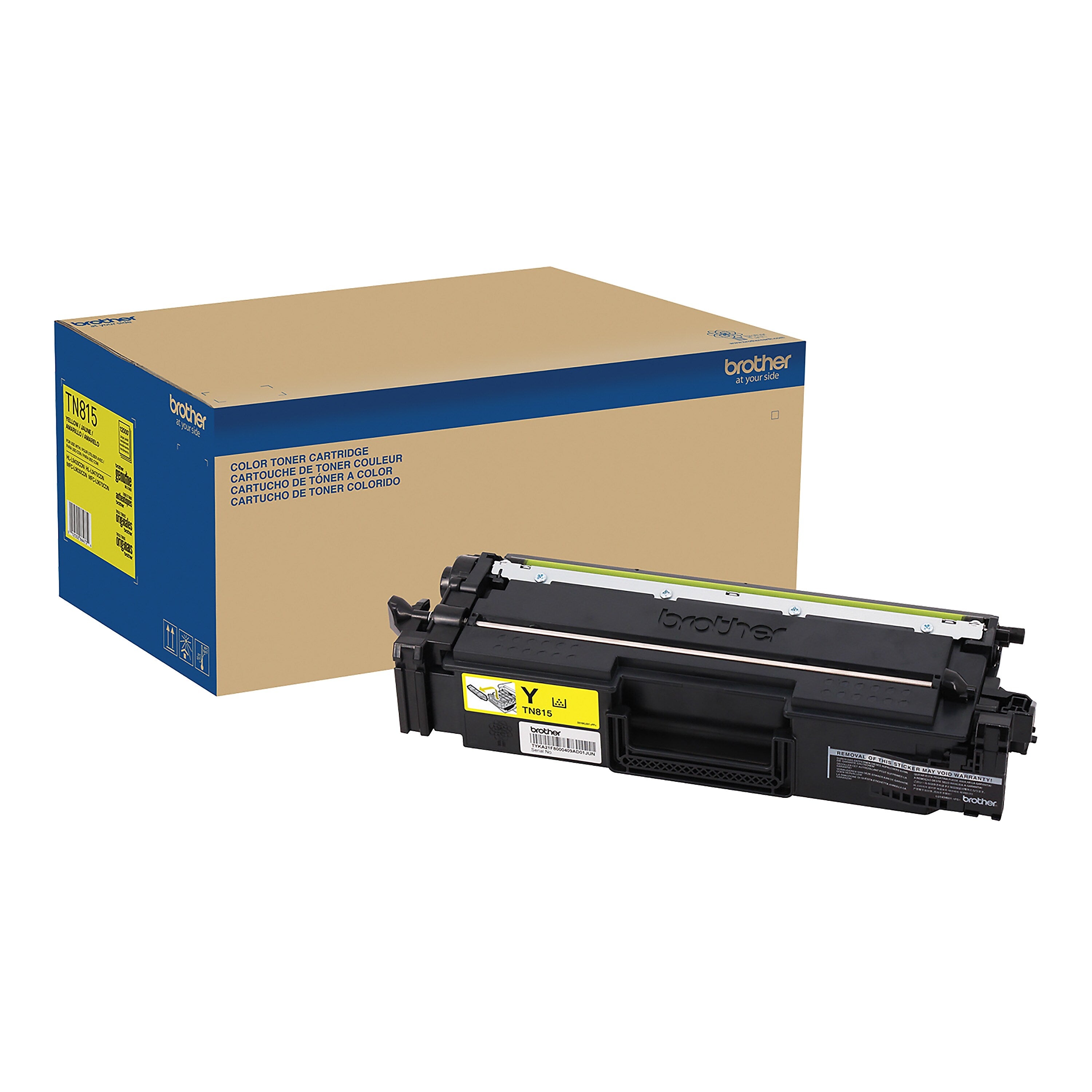 Brother TN815 Yellow Extra High Yield Toner Cartridge, Prints Up to 12,000 Pages
