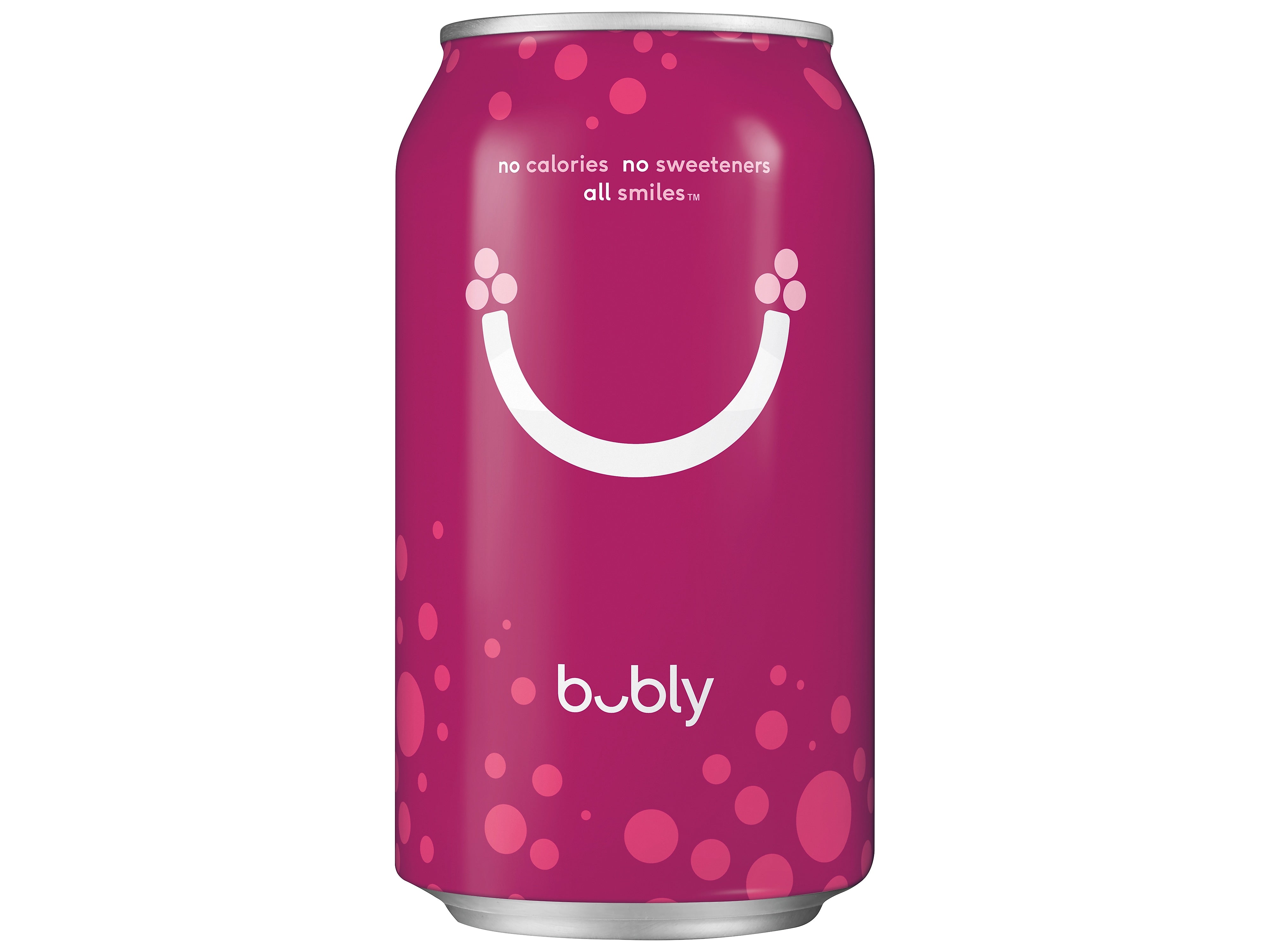 Bubly Raspberry Flavored Sparkling Seltzer Water, 12 Fl. Oz., 8 Cans/Pack, 3 Packs/Carton