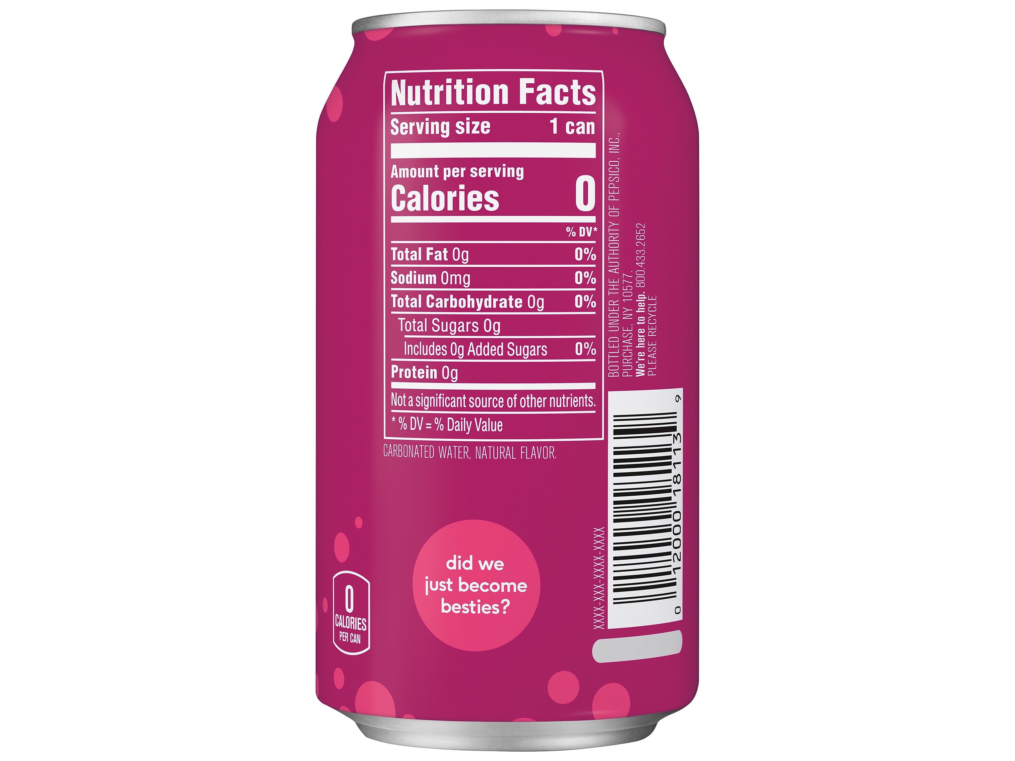 Bubly Raspberry Flavored Sparkling Seltzer Water, 12 Fl. Oz., 8 Cans/Pack, 3 Packs/Carton