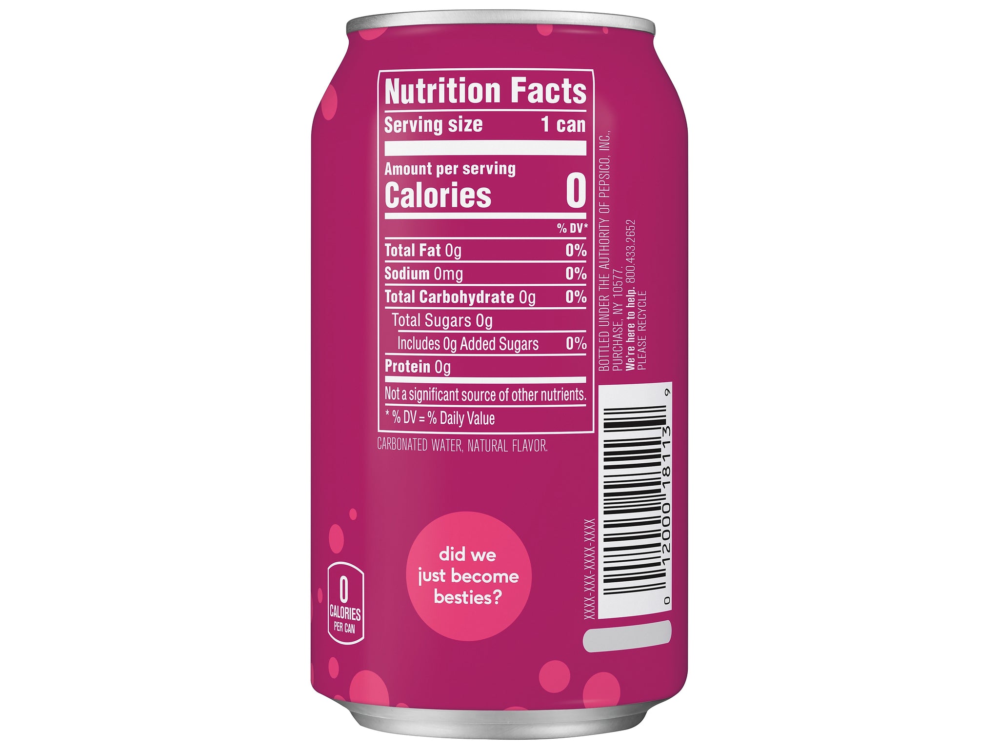 Bubly Raspberry Flavored Sparkling Seltzer Water, 12 Fl. Oz., 8 Cans/Pack, 3 Packs/Carton