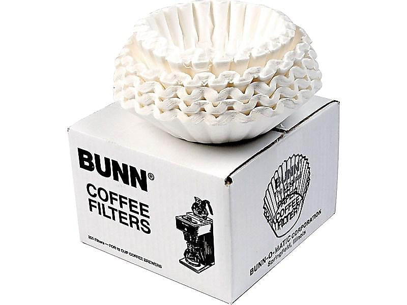 Bunn 12-Cup Paper Coffee Filter, Basket, 250/Pack