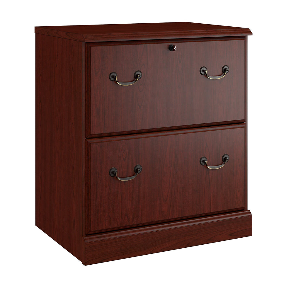 Bush Business Furniture Arlington 2-Drawer Lateral File Cabinet, Harvest Cherry