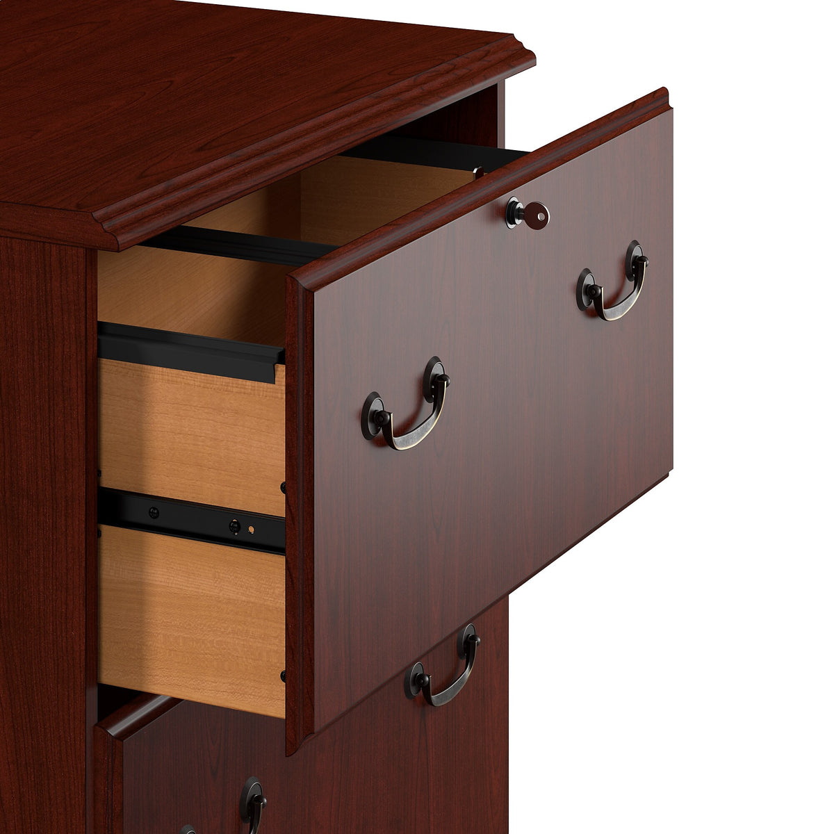 Bush Business Furniture Arlington 2-Drawer Lateral File Cabinet, Harvest Cherry