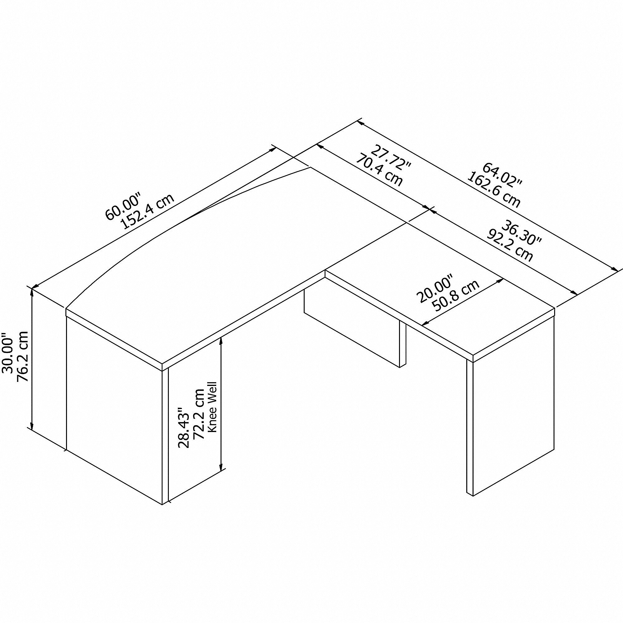 Bush Business Furniture Echo 60