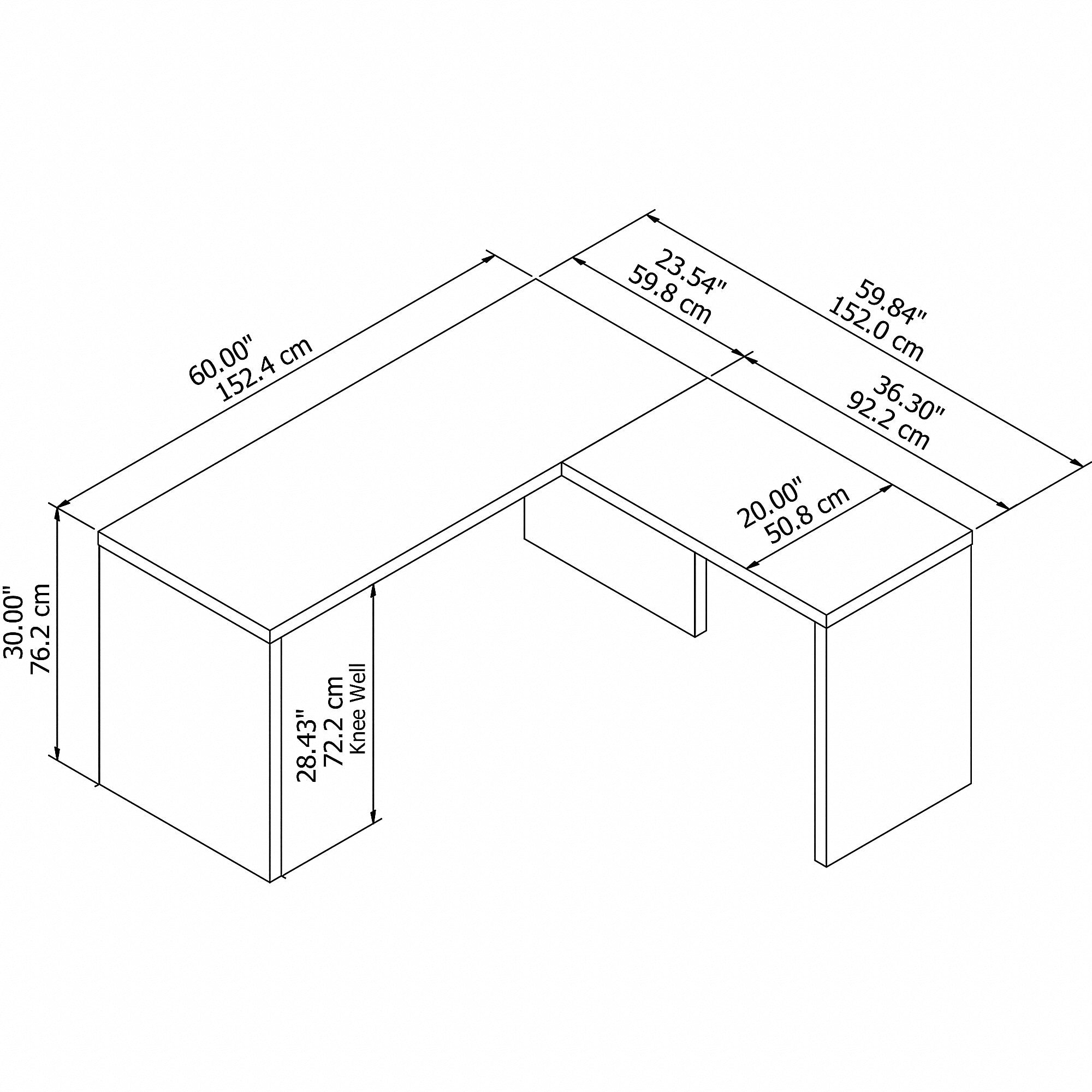 Bush Business Furniture Echo 60