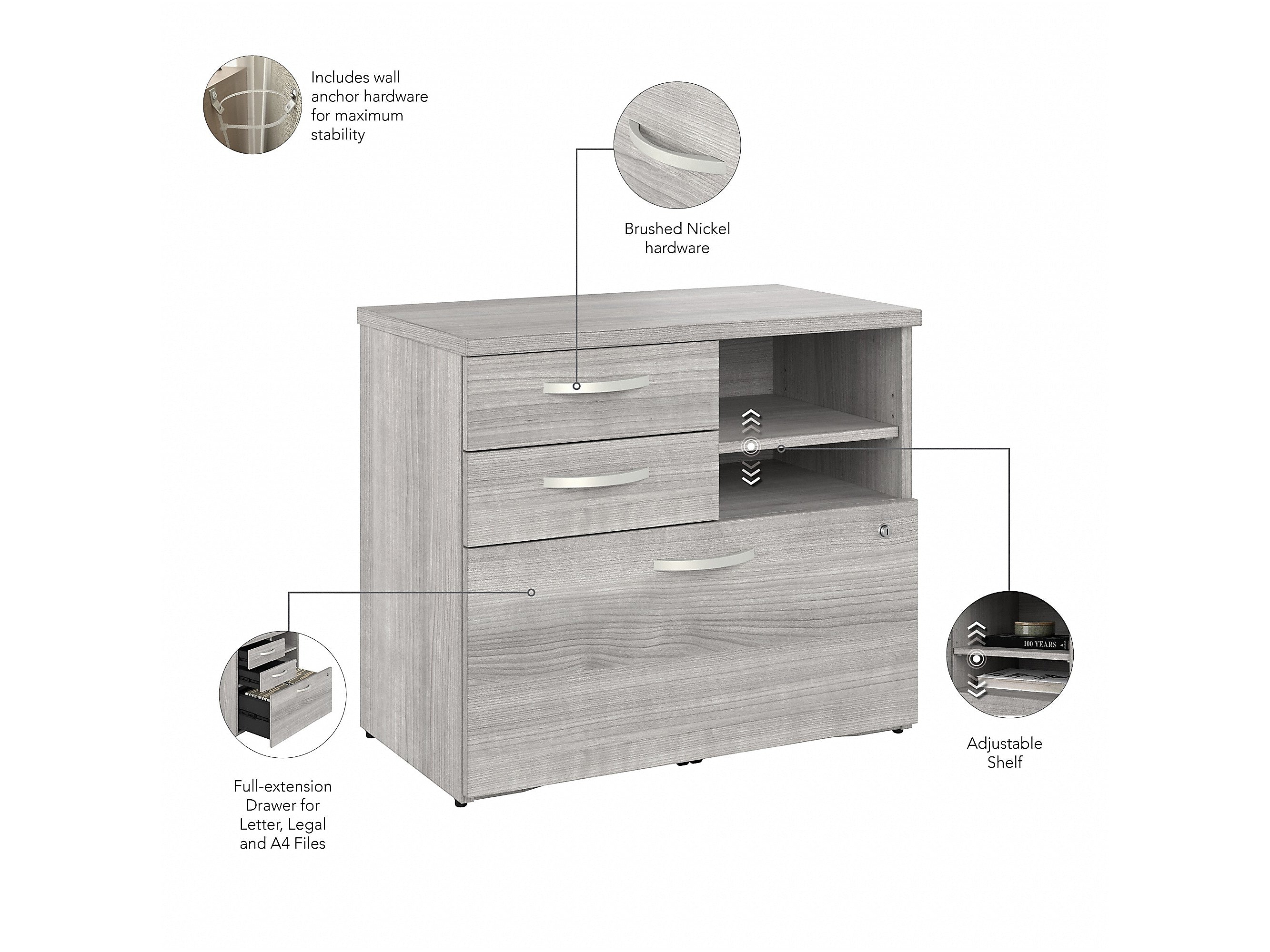 Bush Business Furniture Hybrid 26