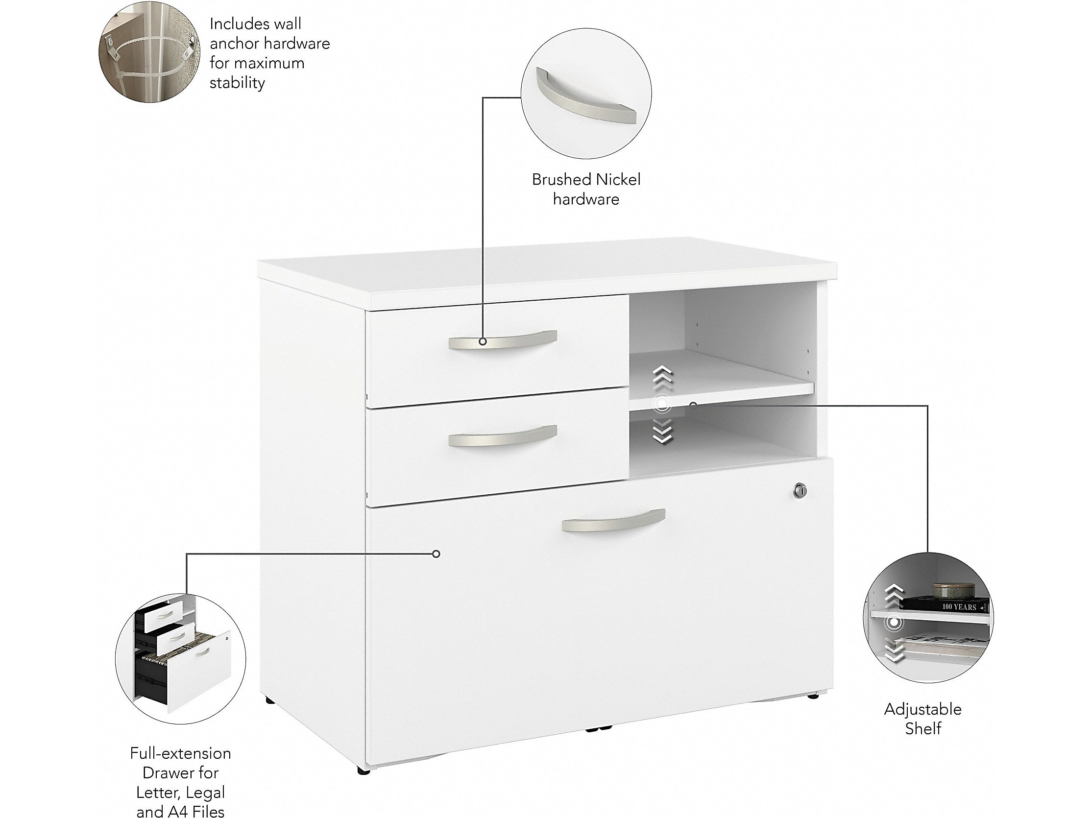 Bush Business Furniture Hybrid 26