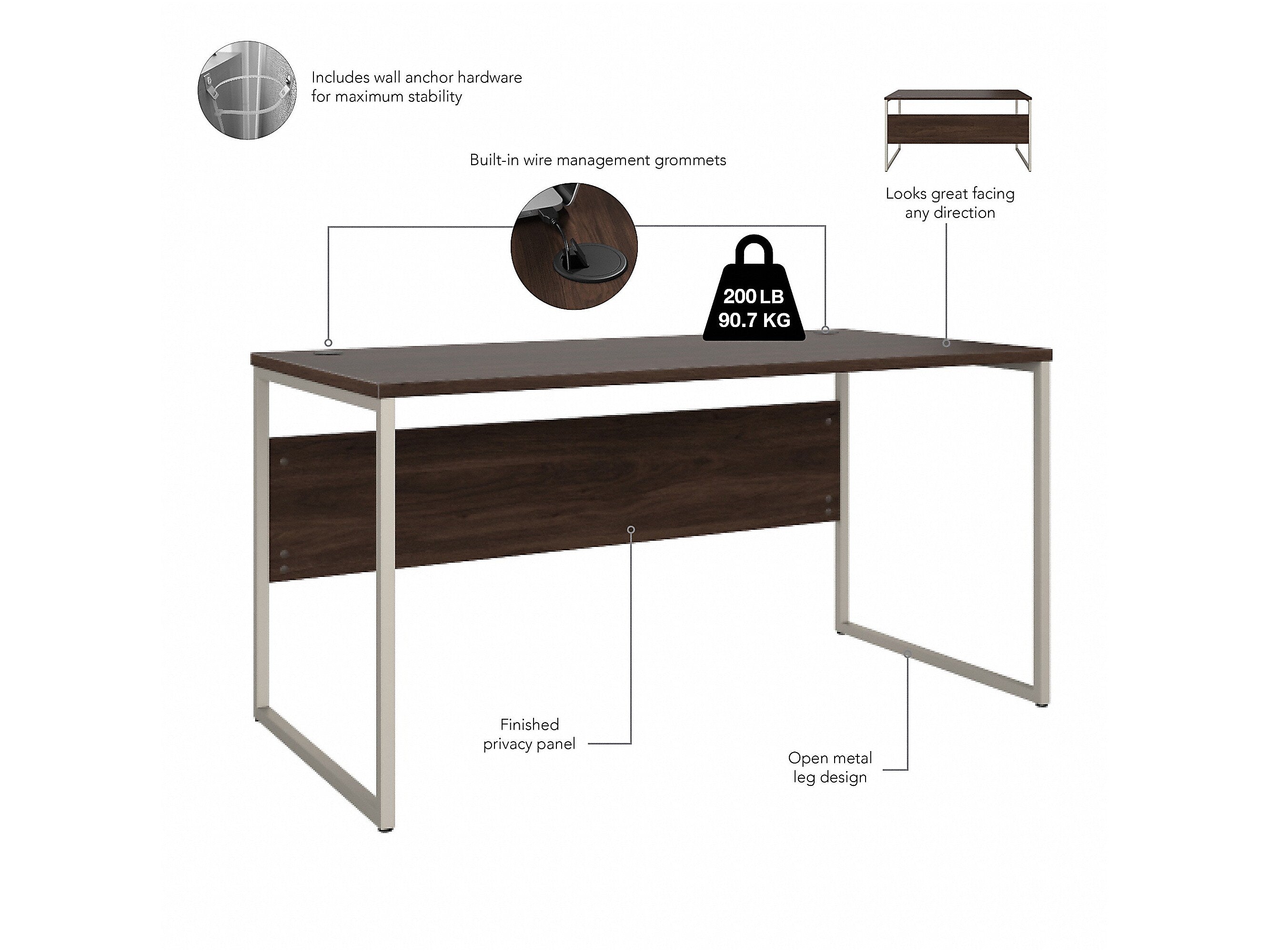 Bush Business Furniture Hybrid 60