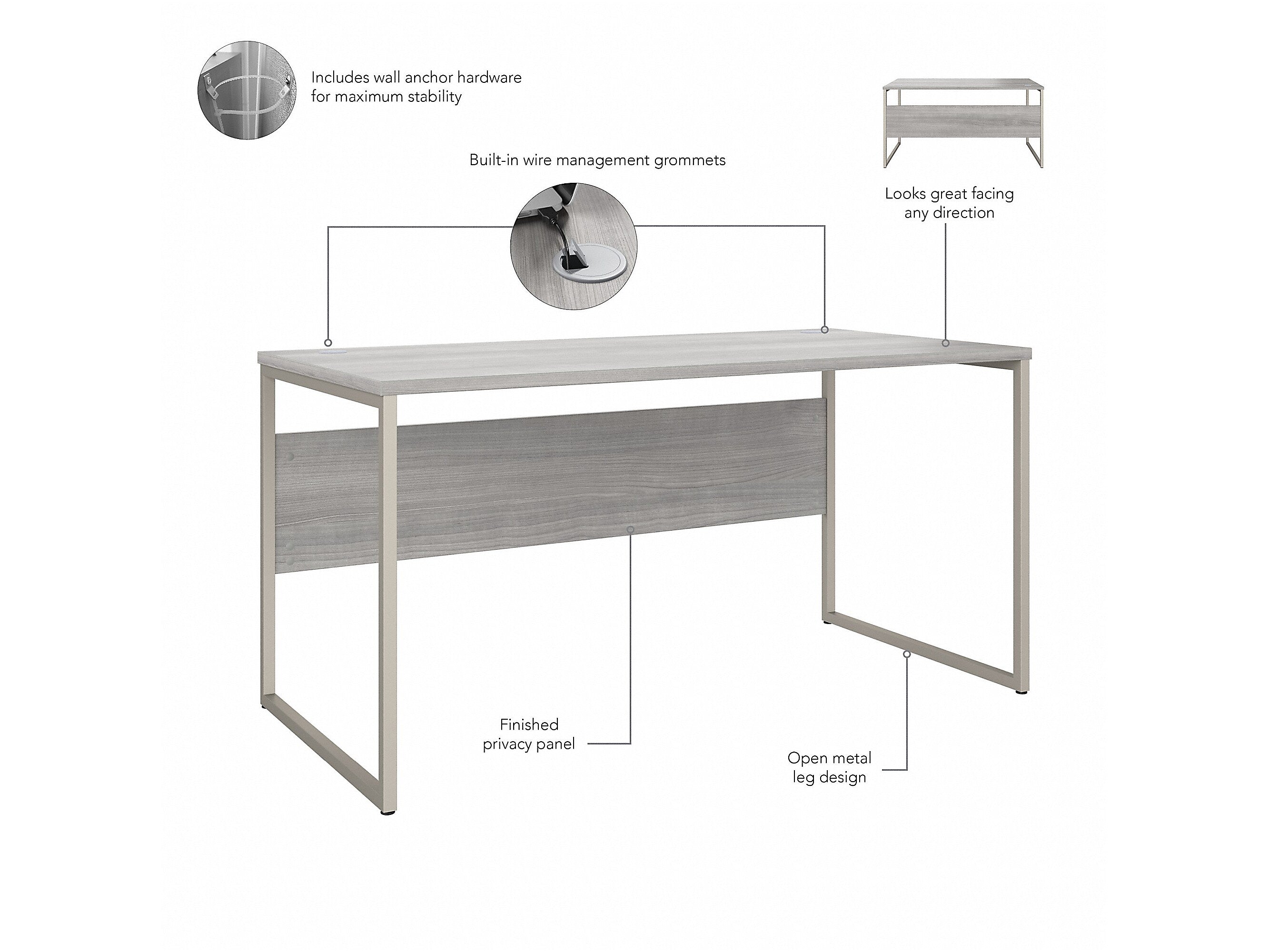 Bush Business Furniture Hybrid 60