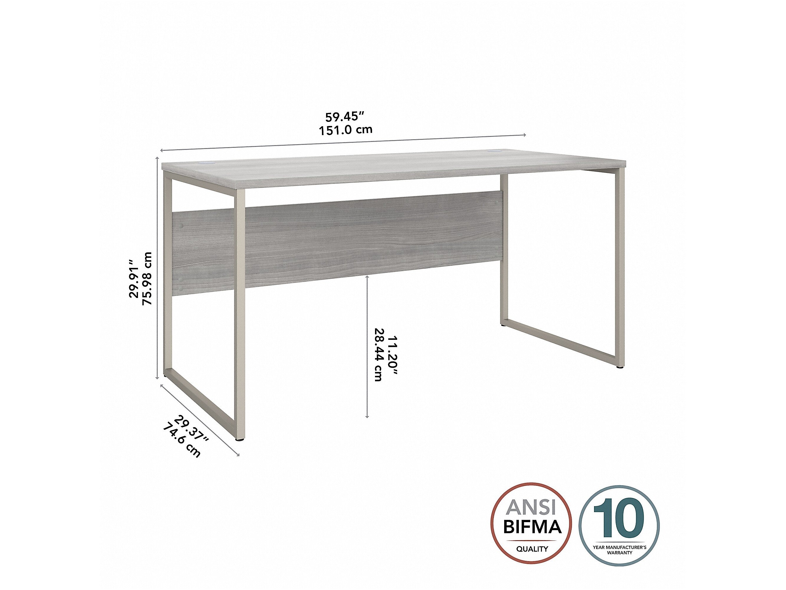 Bush Business Furniture Hybrid 60