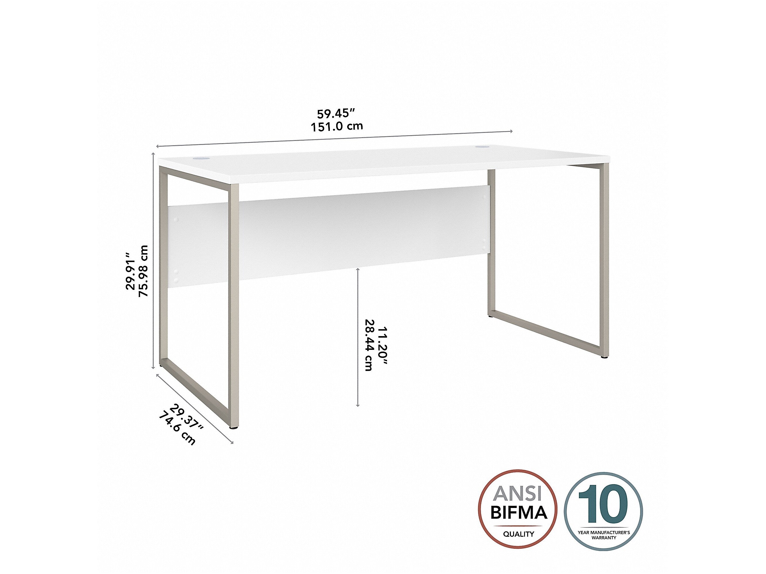 Bush Business Furniture Hybrid 60