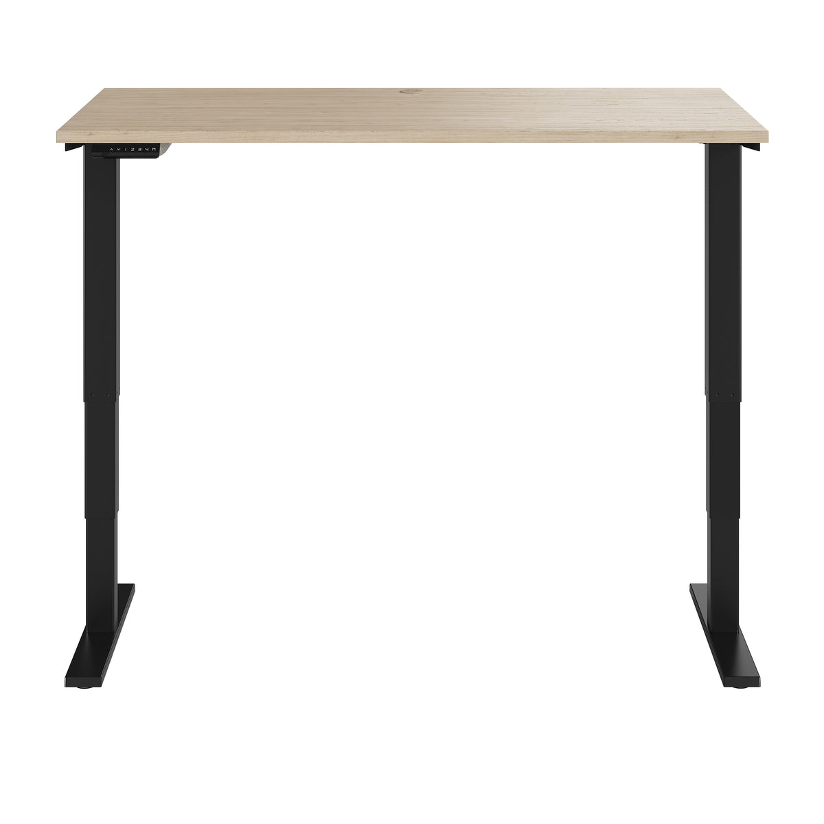 Bush Business Furniture Move 40 Series 60"W Electric Adjustable Standing Desk, Natural Elm/Black Powder Coat