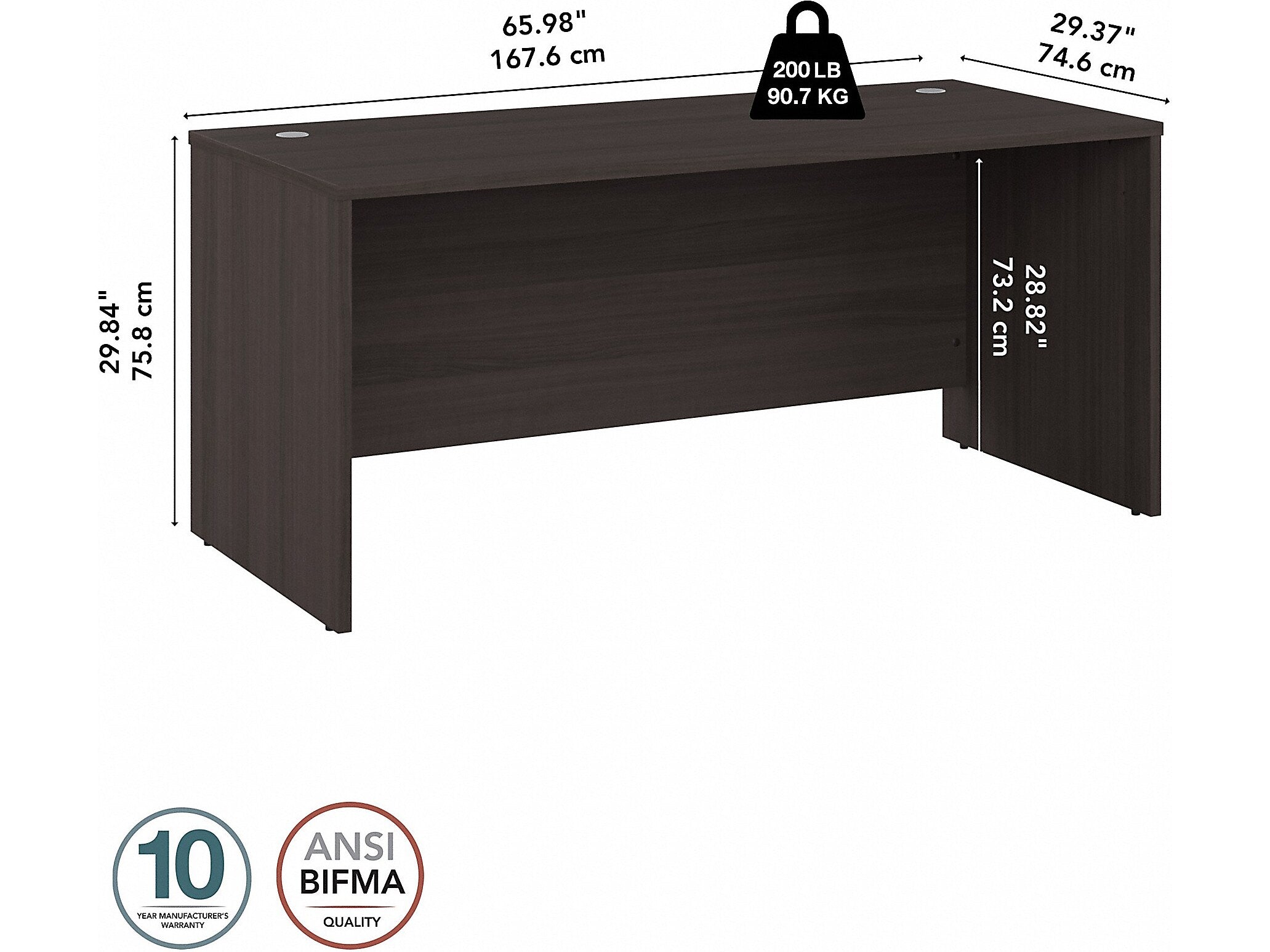 Bush Business Furniture Studio C 66