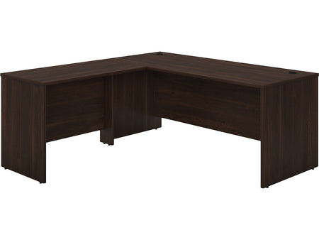 Bush Business Furniture Studio C 72"W L Shaped Desk with Return, Black Walnut