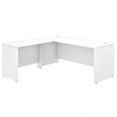 Bush Business Furniture Studio C 72"W L Shaped Desk with Return, White