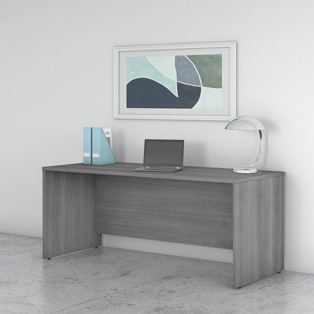 Bush Business Furniture Studio C 72"W Office Desk, Platinum Gray