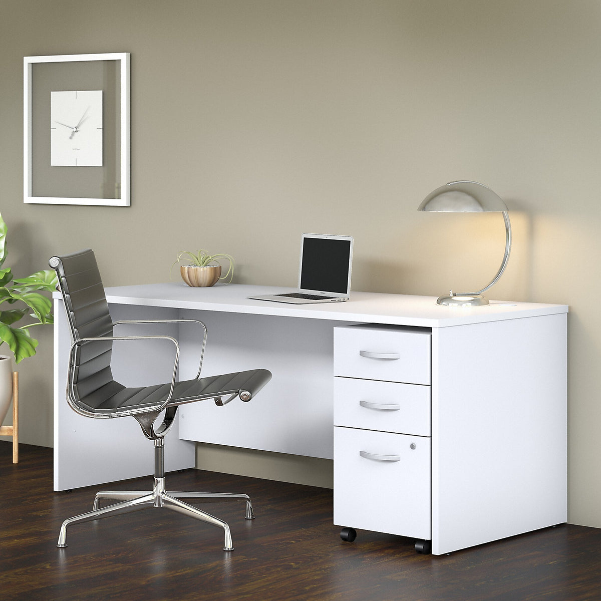 Bush Business Furniture Studio C 72"W Office Desk, White