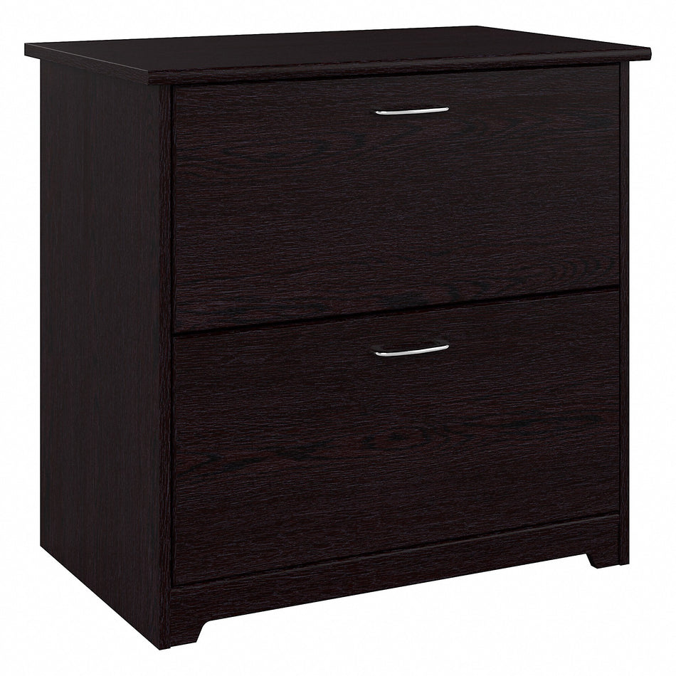 Bush Furniture Cabot 2 Drawer Lateral File Cabinet, Espresso Oak