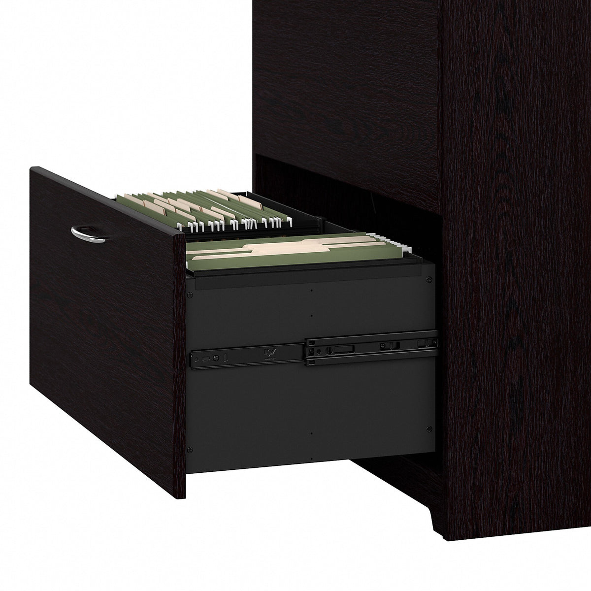 Bush Furniture Cabot 2 Drawer Lateral File Cabinet, Espresso Oak