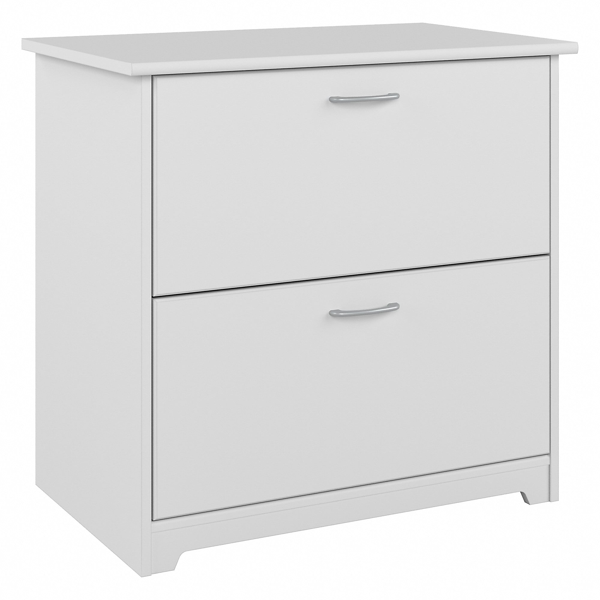 Bush Furniture Cabot 2-Drawer Lateral File Cabinet, Not Assembled, Letter/Legal, White, 31.26"W