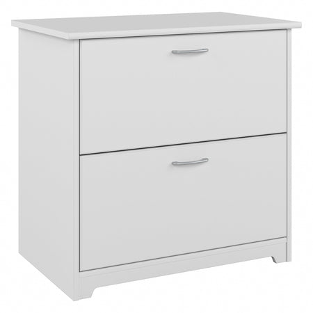 Bush Furniture Cabot 2-Drawer Lateral File Cabinet, Not Assembled, Letter/Legal, White, 31.26"W