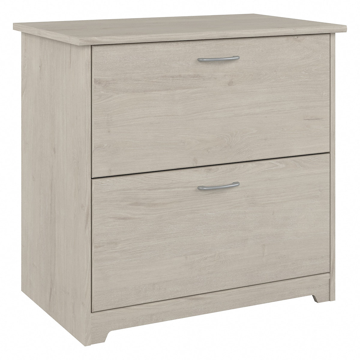 Bush Furniture Cabot 31"W 2-Drawer Lateral File Cabinet, Letter/Legal, Linen White Oak