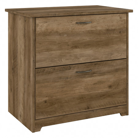 Bush Furniture Cabot 31"W 2-Drawer Lateral File Cabinet, Letter/Legal, Reclaimed Pine,