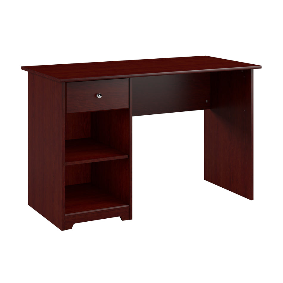 Bush Furniture Cabot 48"W Computer Desk with Storage, Harvest Cherry