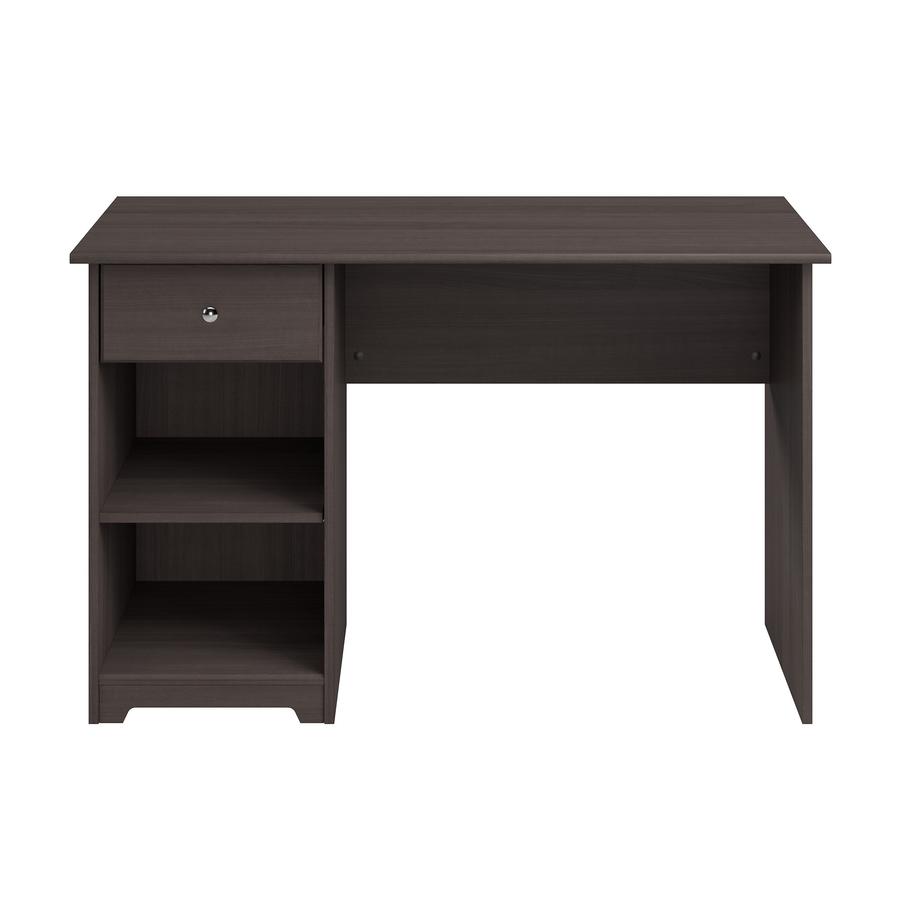 Bush Furniture Cabot 48"W Computer Desk with Storage, Heather Gray