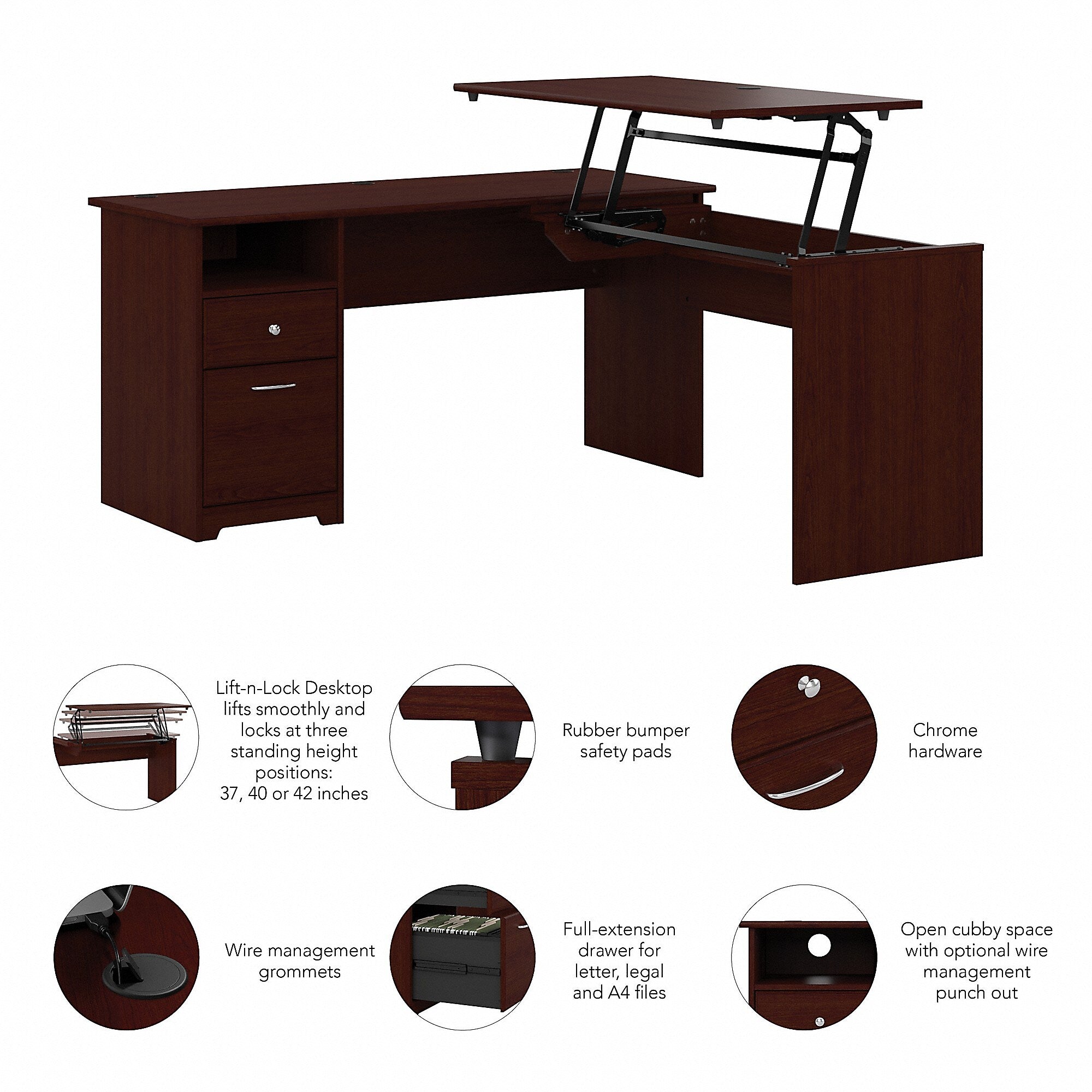Bush Furniture Cabot 60