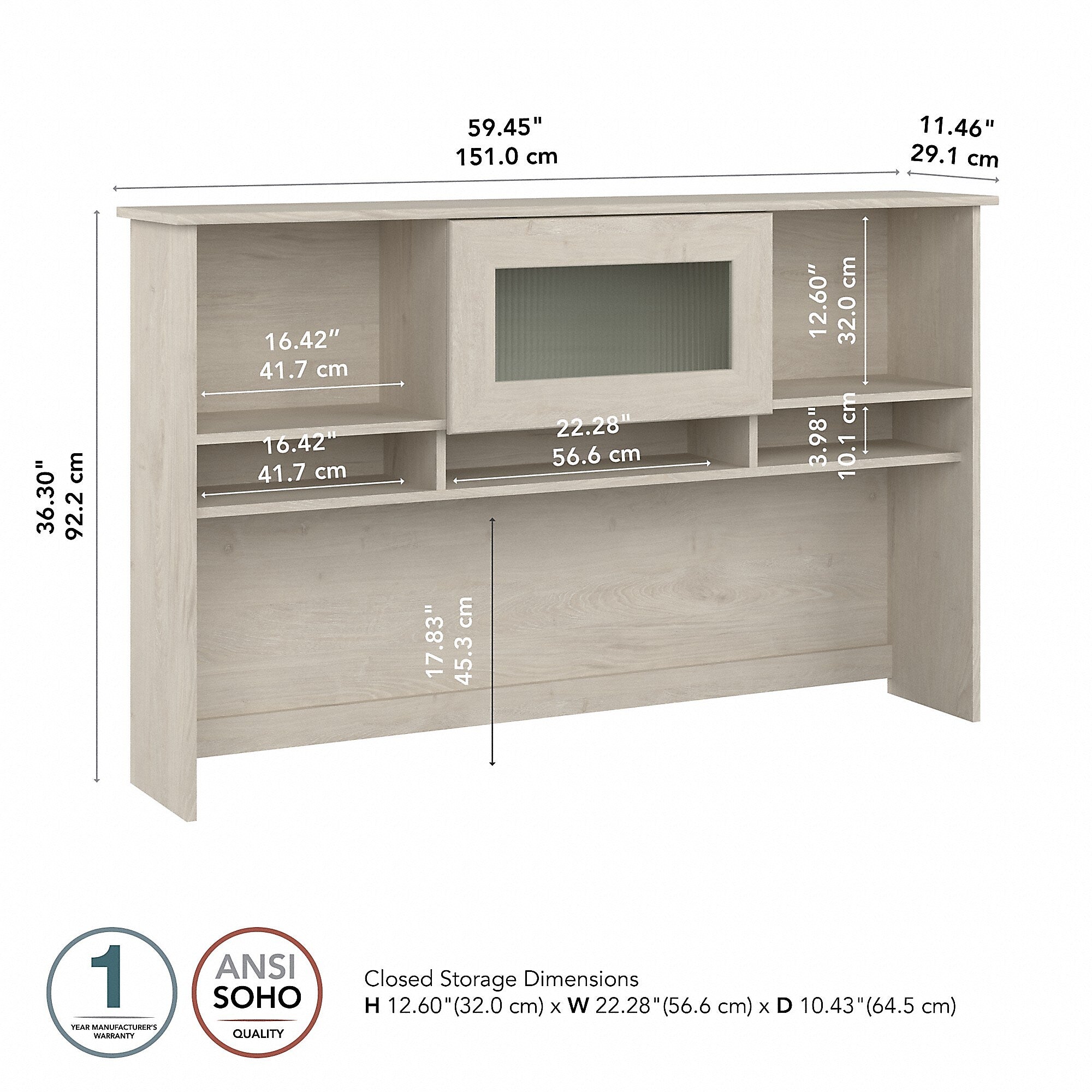 Bush Furniture Cabot 60