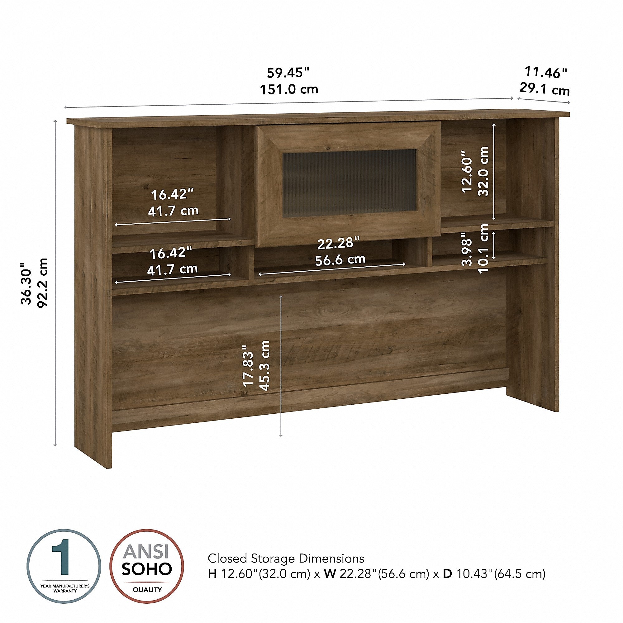 Bush Furniture Cabot 60