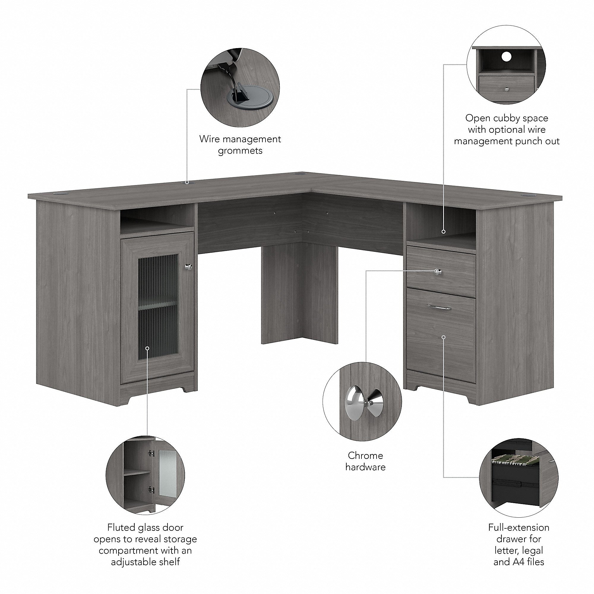 Bush Furniture Cabot 60