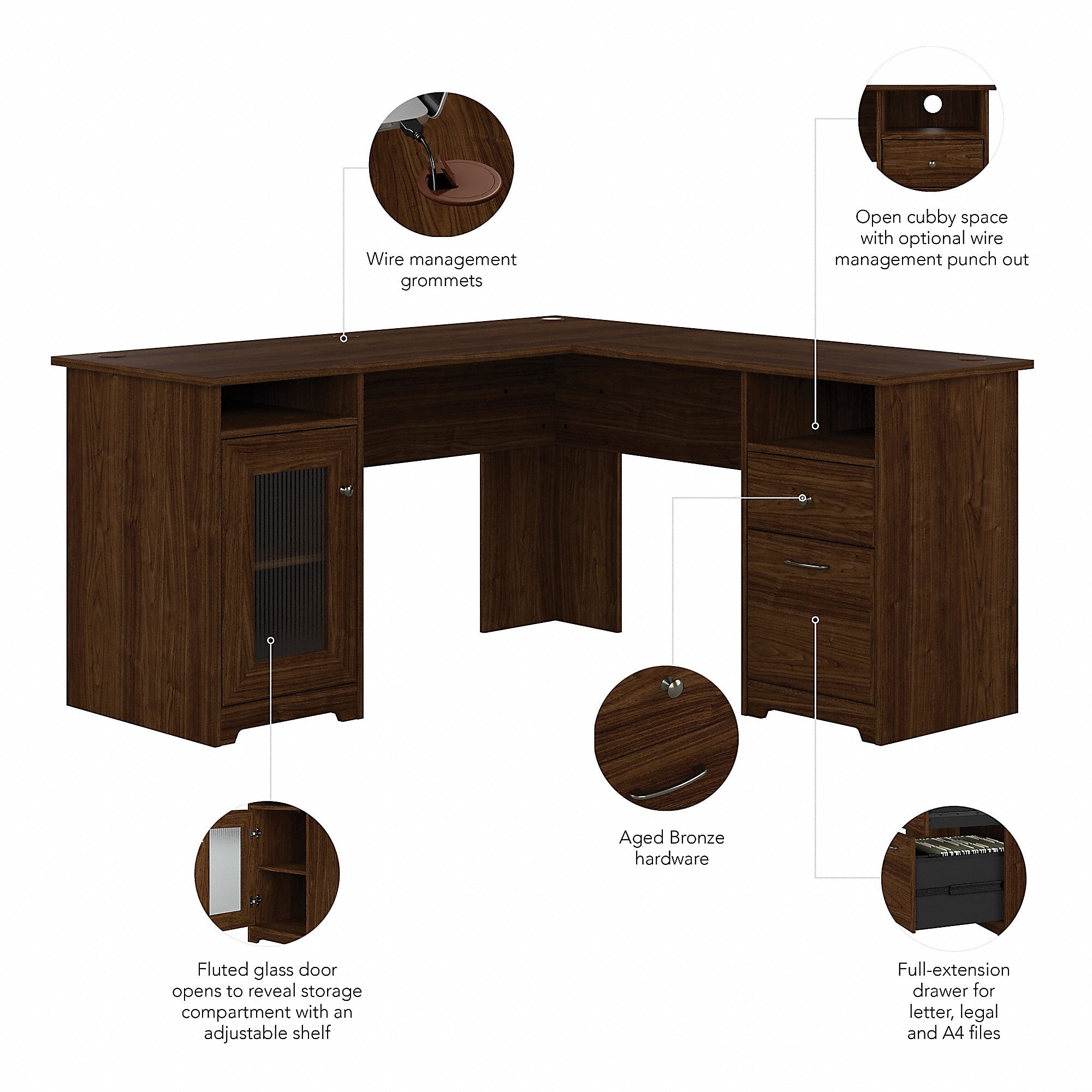 Bush Furniture Cabot 60