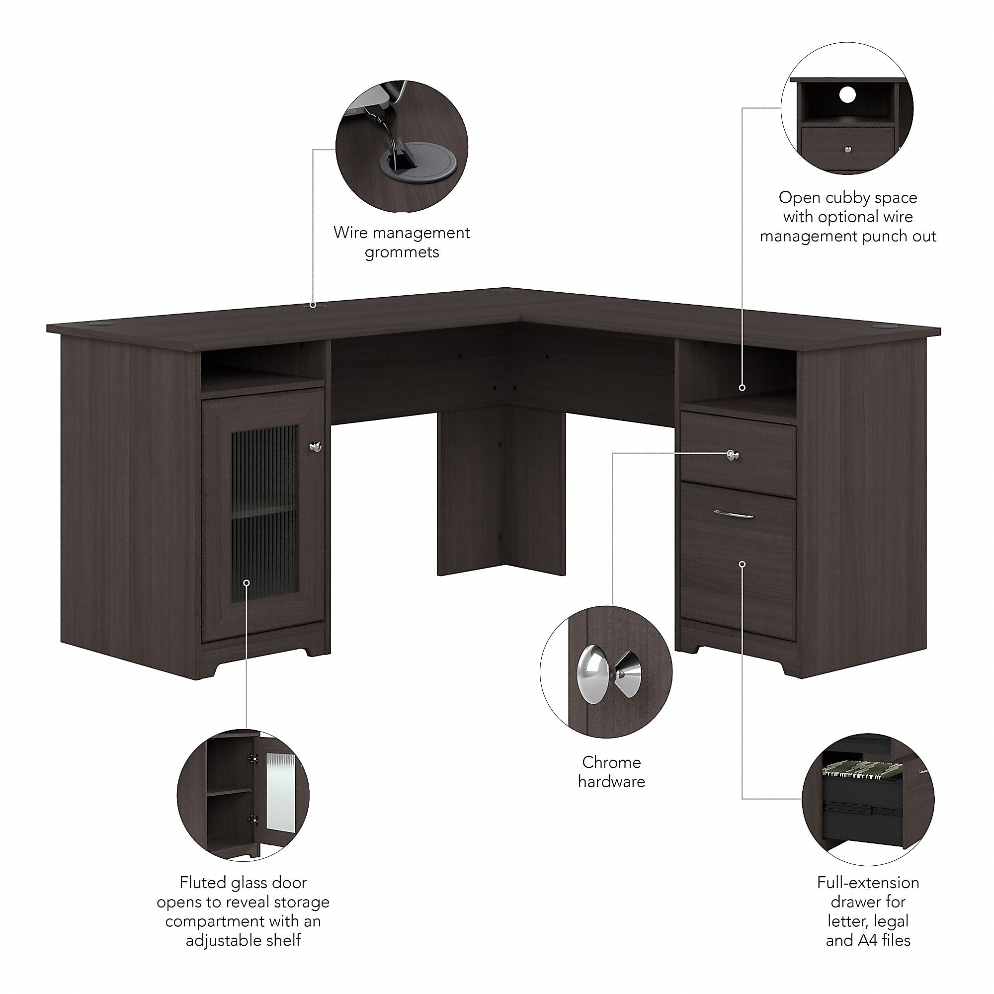 Bush Furniture Cabot 60
